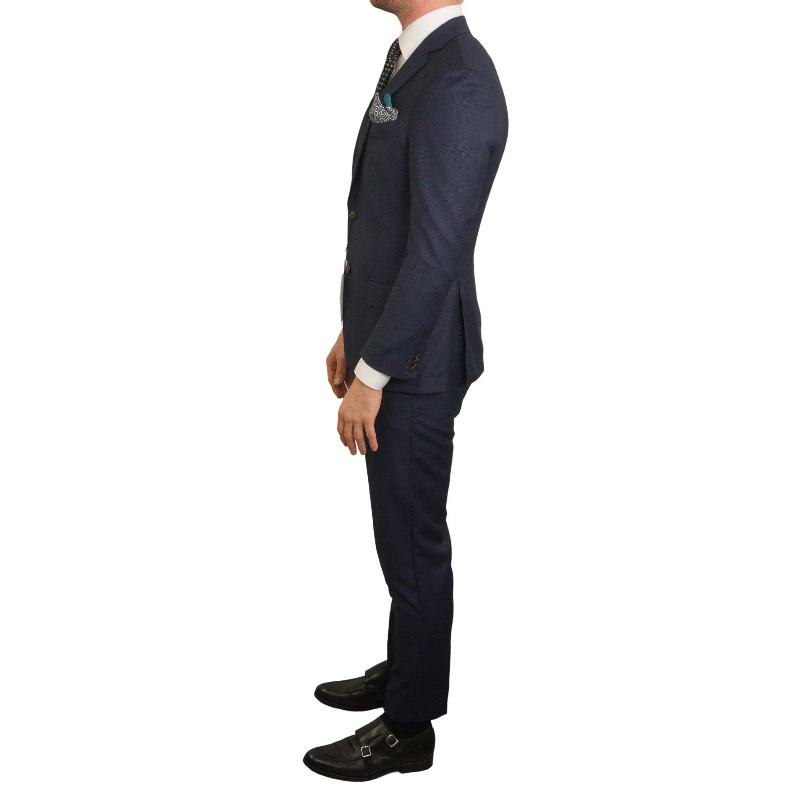 Suitsupply Men Suitsupply Suit La Spalla Blue Vitale Barberis UK/US40L Size 40L - 4 Thumbnail