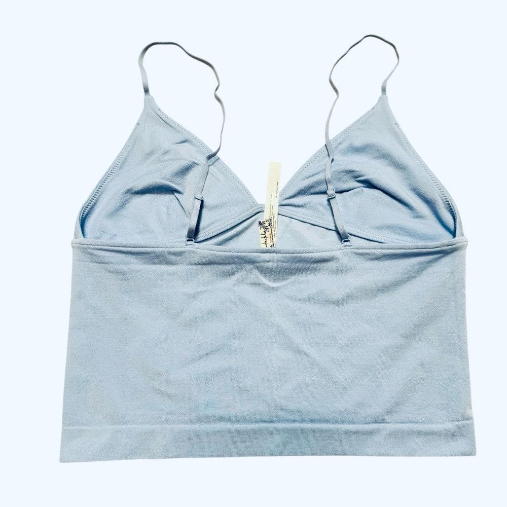 Free People New Free People Luna Tencel Triangle Blue Cami Size M/L Size L / US 10 / IT 46 - 5 Thumbnail