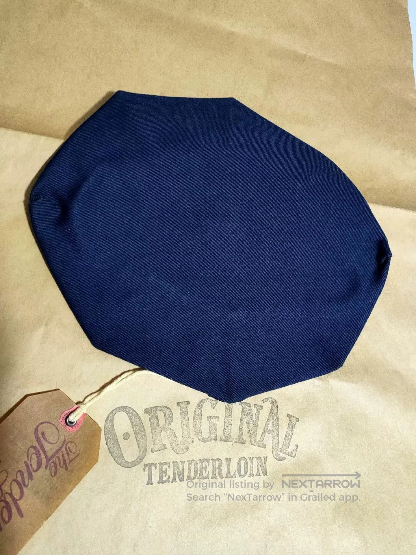 Vintage Vintage Navy Blue Octagonal Hat. Size ONE SIZE - 5 Thumbnail