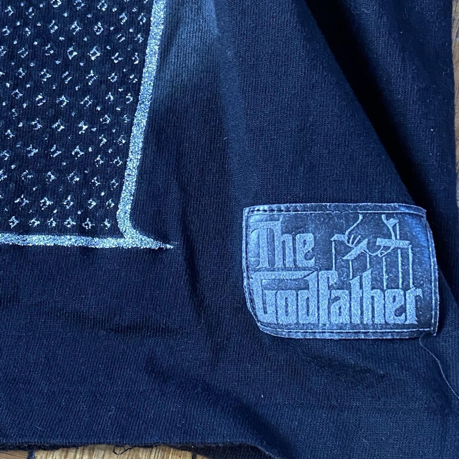 Other Vintage The Don T Shirt Godfather Black Graphic Y2K Size XL Size US XL / EU 56 / 4 - 2 Thumbnail