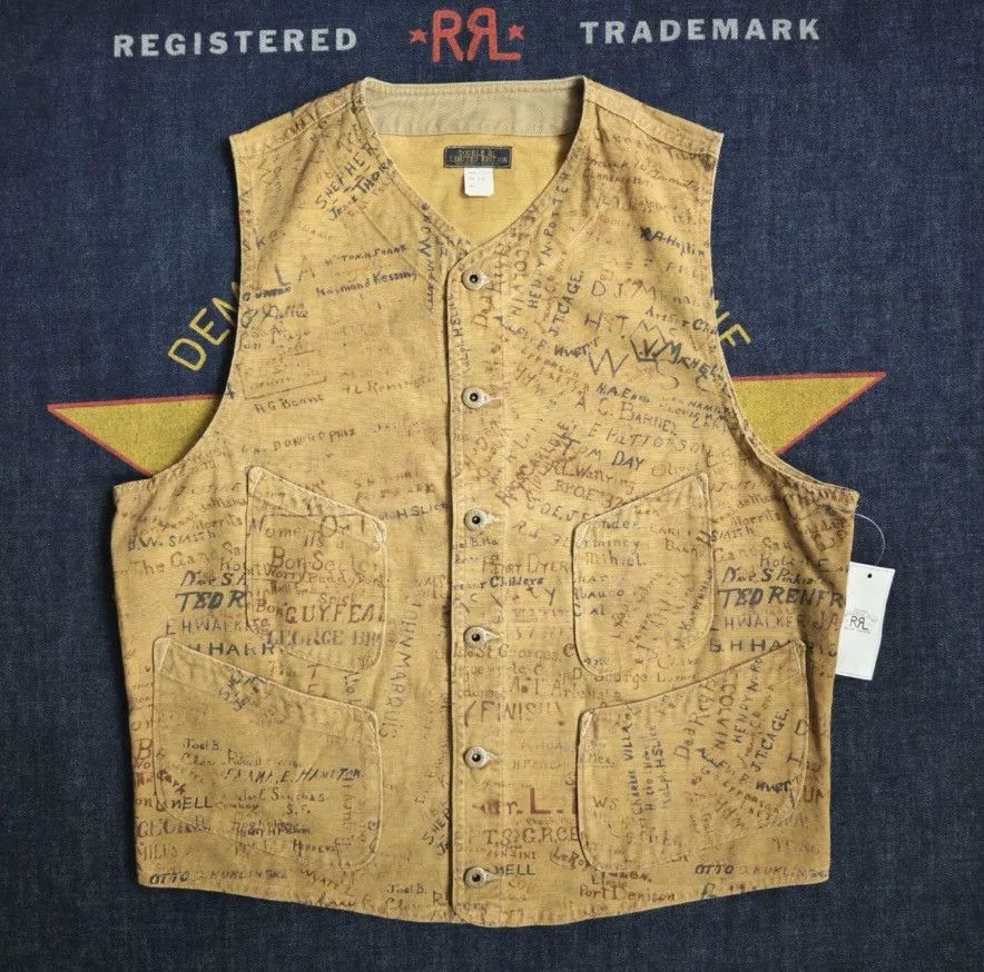 RRL Ralph Lauren limited edition rrl souvenir vest Size US L / EU 52-54 / 3 - 1 Thumbnail