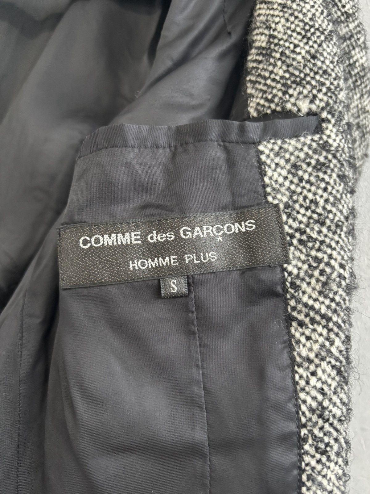 Comme des Garcons Homme Plus Comme Des Garcons Homme Plus FW2012 tweed sport jacket Size 48R - 12 Thumbnail