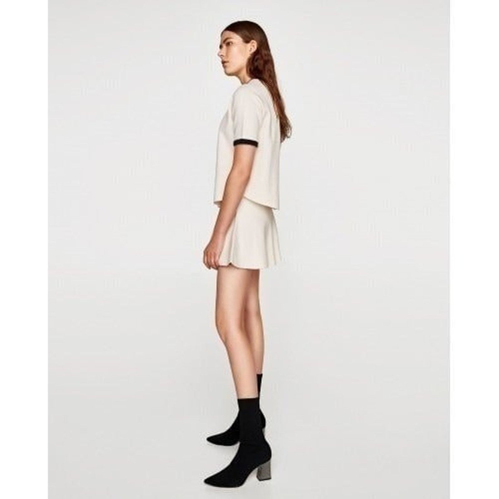 Zara ZARA High Waist Mini Skirt Size 30" / US 8 / IT 44 - 11 Thumbnail