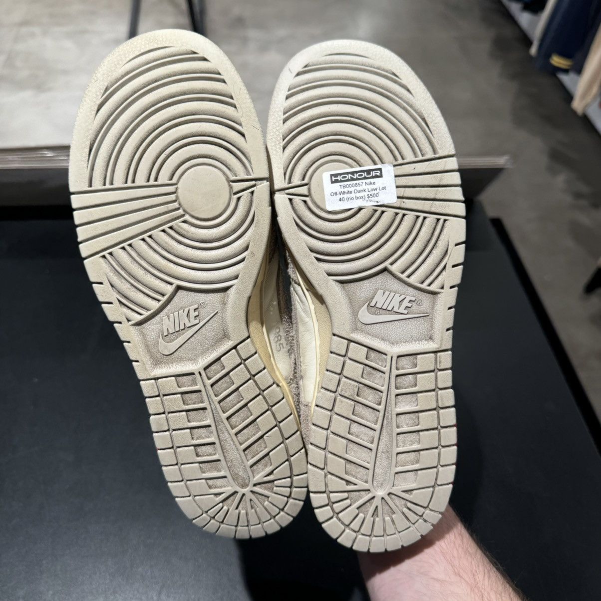 Nike × Off-White Nike Off White Dunk Low Lot 40 Size US 8.5 / EU 41-42 - 9 Thumbnail