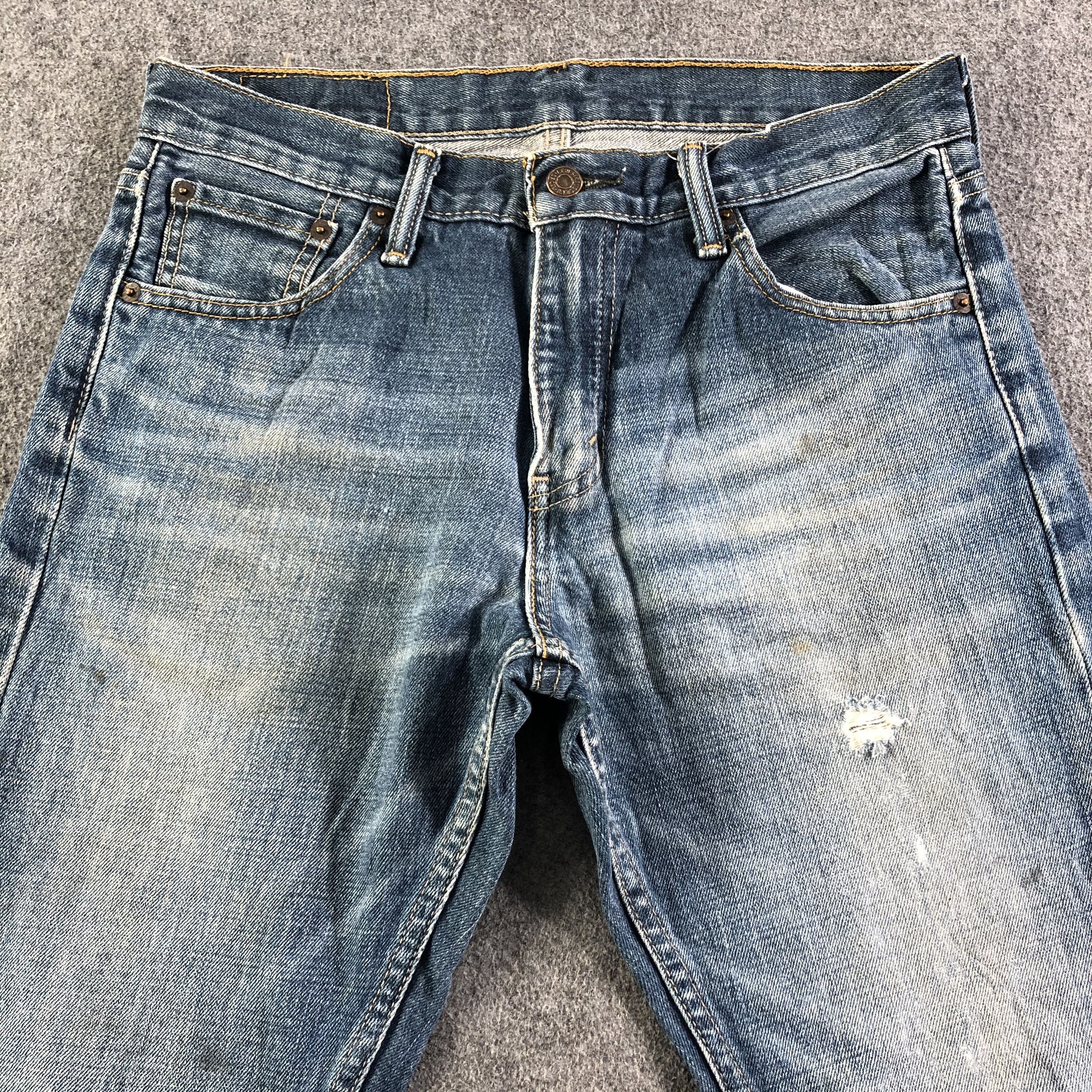 Levi's Vintage Blue Wash Levis 527 Flare Jeans-J3097 Size US 32 / EU 48 - 3 Thumbnail