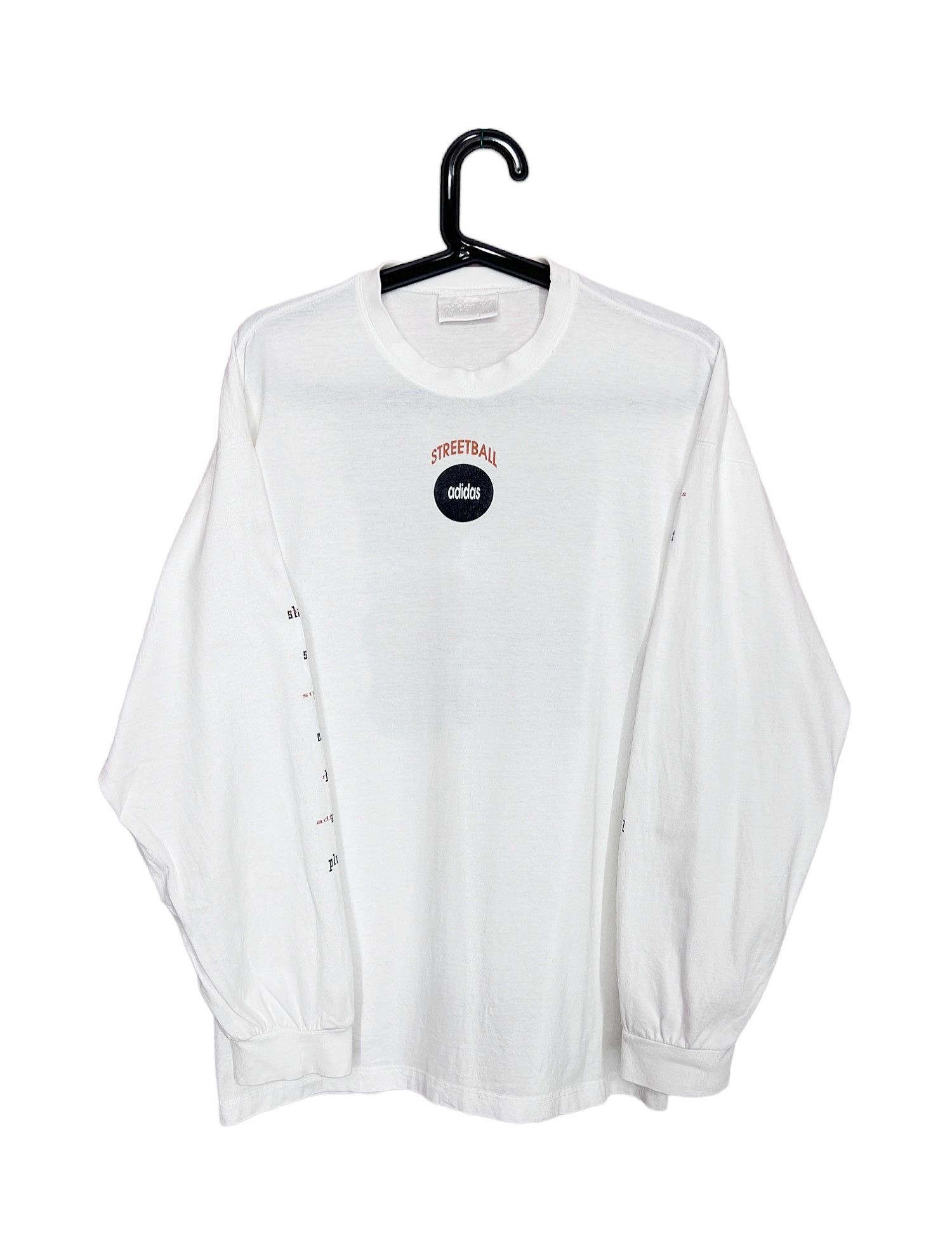 Adidas × NBA × Vintage Vintage Adidas Streetball T-Shirt Long Sleeve Size US M / EU 48-50 / 2 - 4 Thumbnail