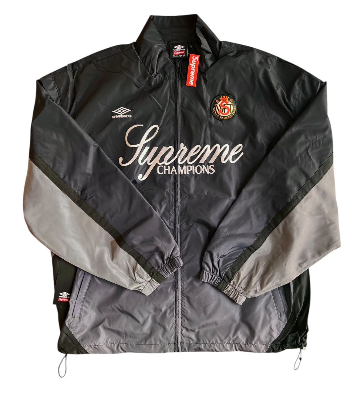 Ducati × Supreme Supreme Ducati Track Jacket Light Gray Medium