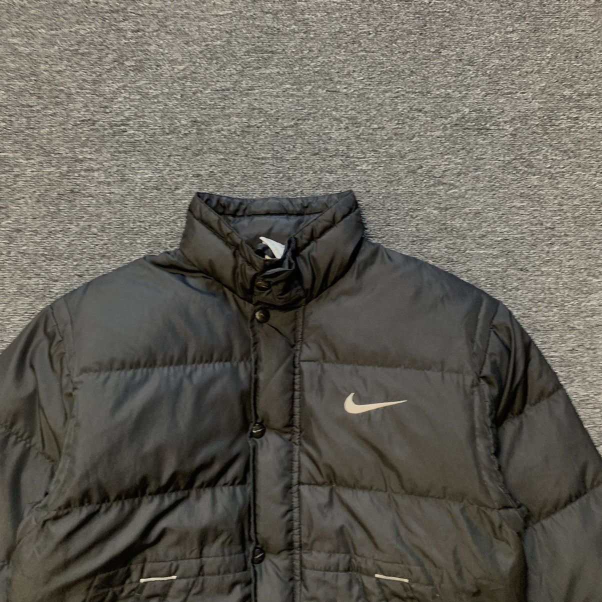 Nike VINTAGE NIKE DOWN big logo PUFFER 2000s JACKET Size S / US 4 / IT 40 - 3 Thumbnail
