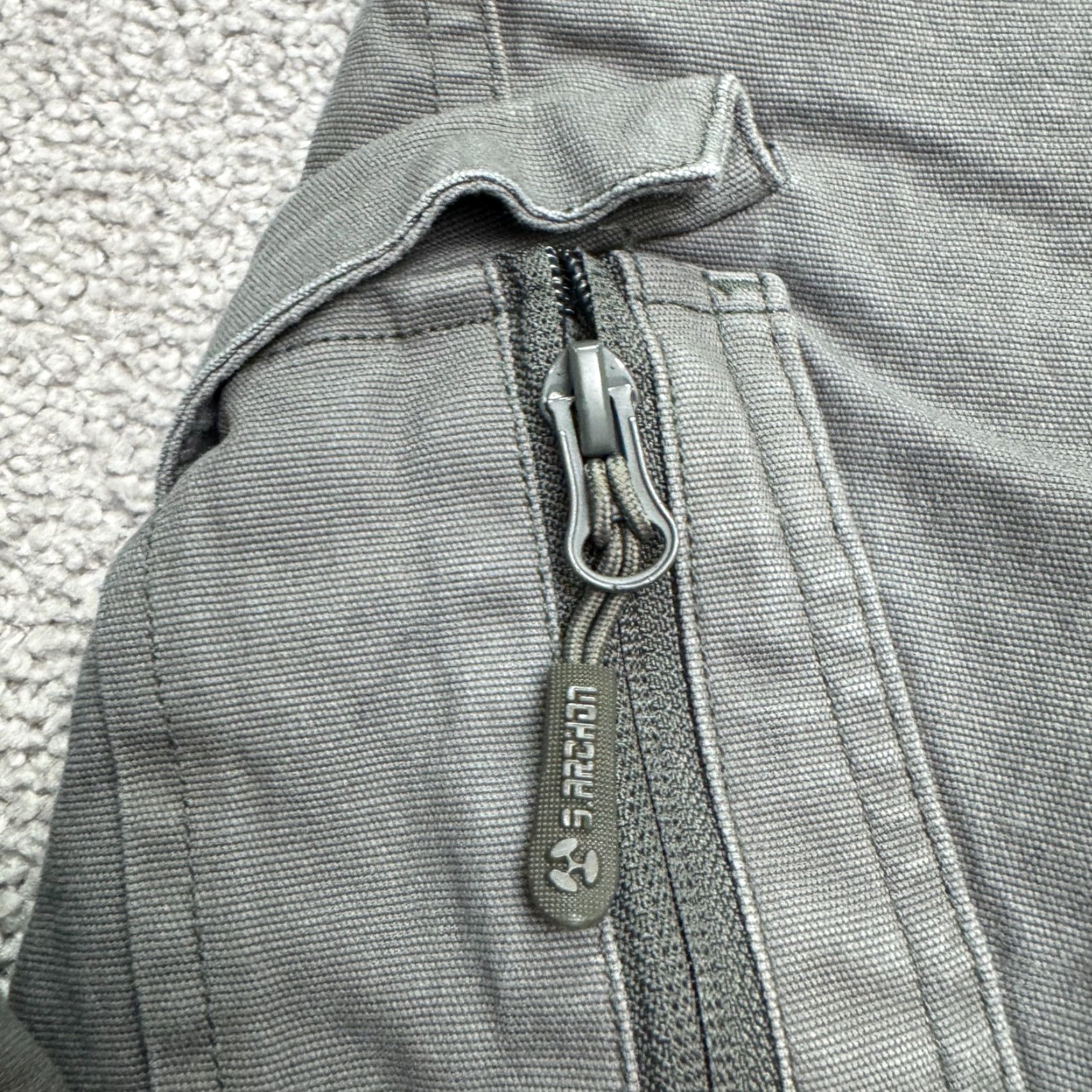 Vintage Vintage S. Archon Cargo Pants Women Large Gray Casual Utility Streetwear 31x29.5 Size 36" / US 14 / IT 50 - 6 Thumbnail