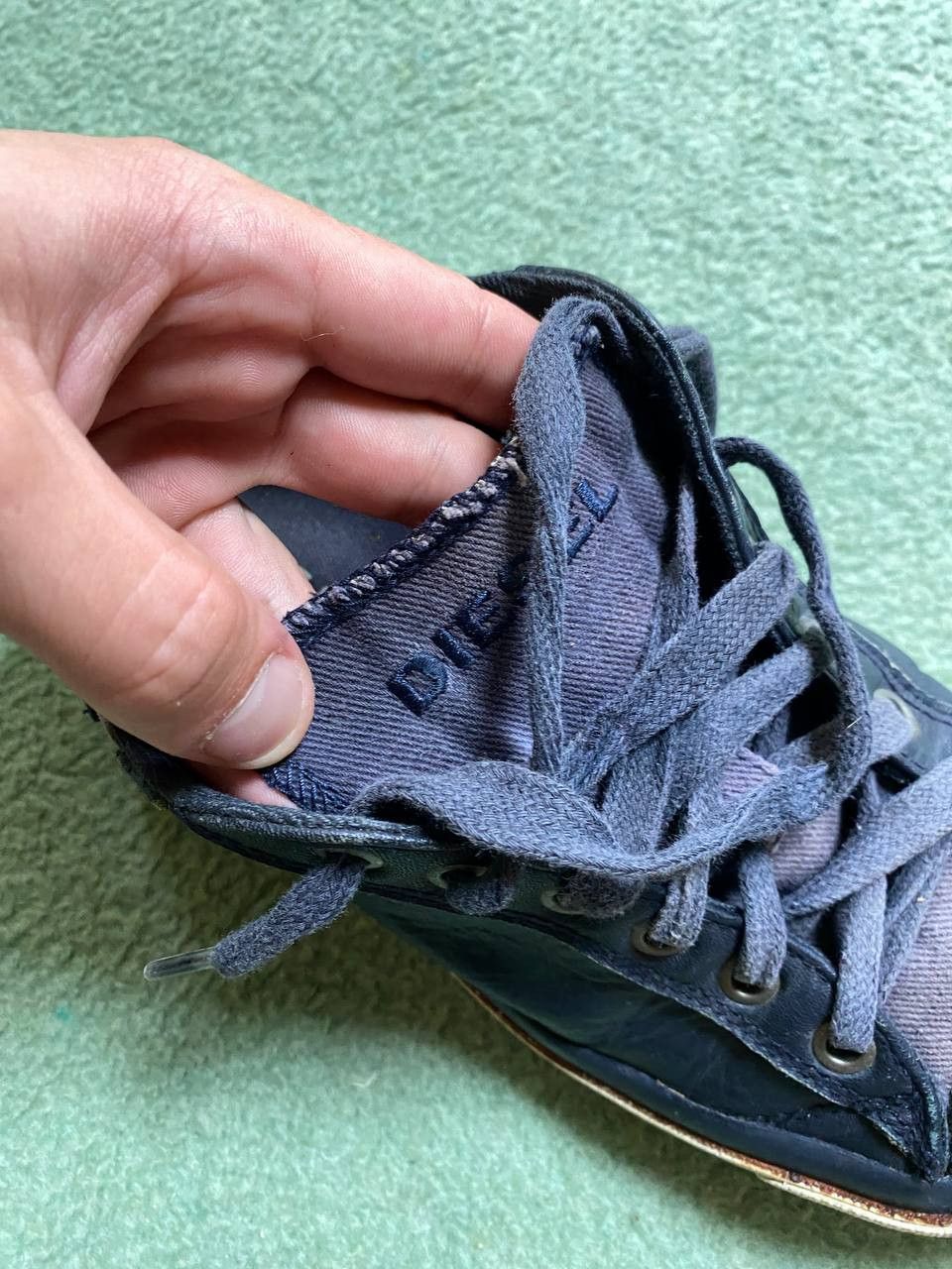 Diesel Low-Top Sneakers Vintage Diesel logo Streetwear Y2K Size US 8.5 / EU 41-42 - 22 Thumbnail