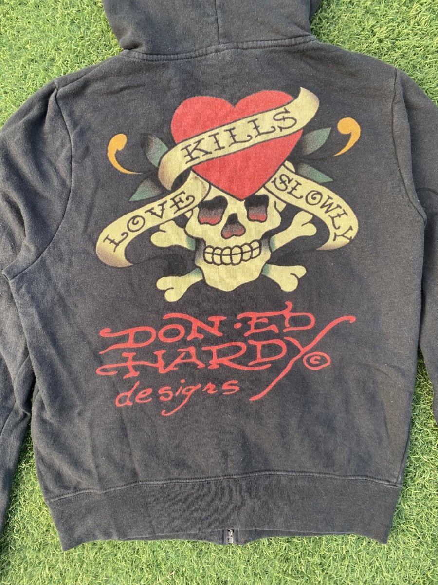 Christian Audigier Christian Audigier Ed Hardy Love Kills Slowly Hoodie Size US S / EU 44-46 / 1 - 10 Thumbnail