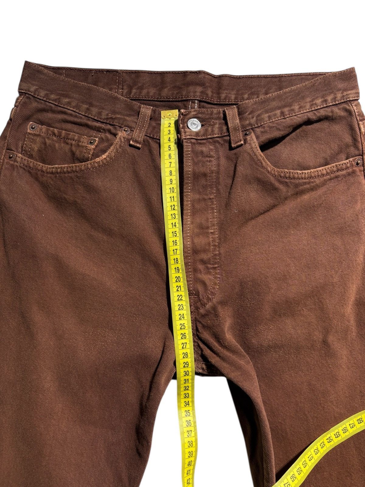 Levi's Vintage Clothing VTG Levi’s 501 Brown Jeans Made in USA Retro Size 32/32 Size US 32 / EU 48 - 9 Thumbnail