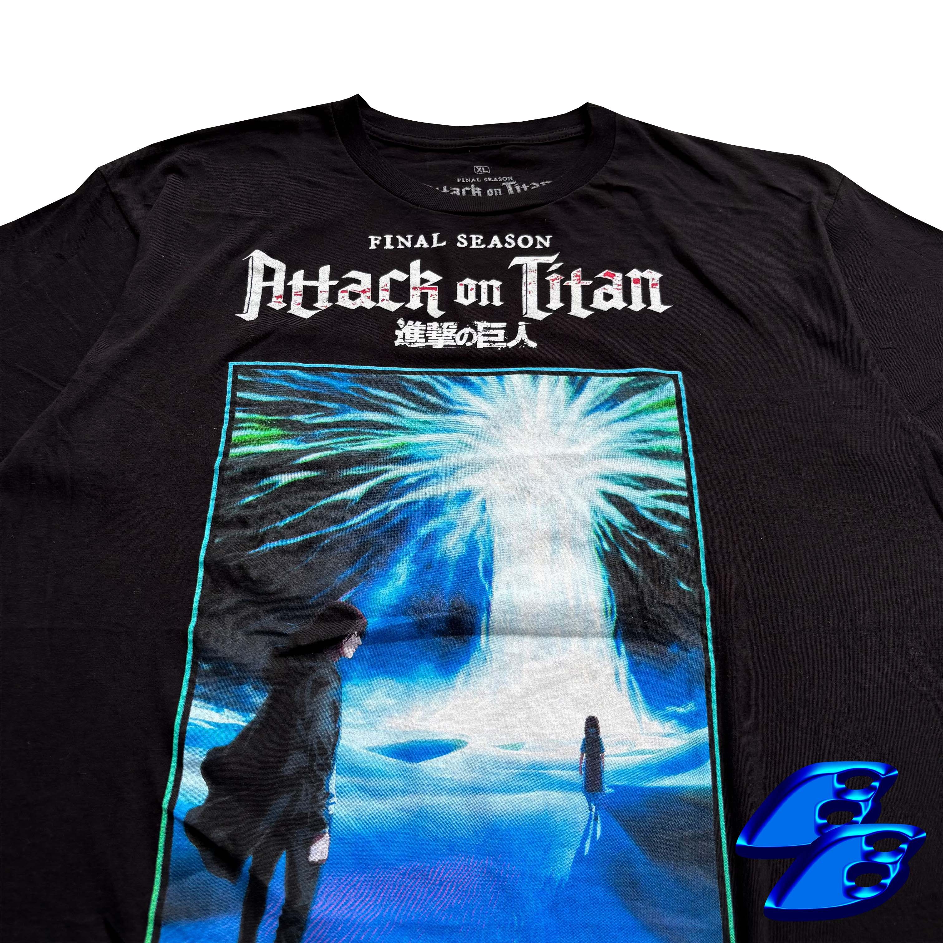 Anime × Japanese Brand ATTACK ON TITAN FINAL SEASON EREN ANIME TEE Size US XL / EU 56 / 4 - 2 Thumbnail