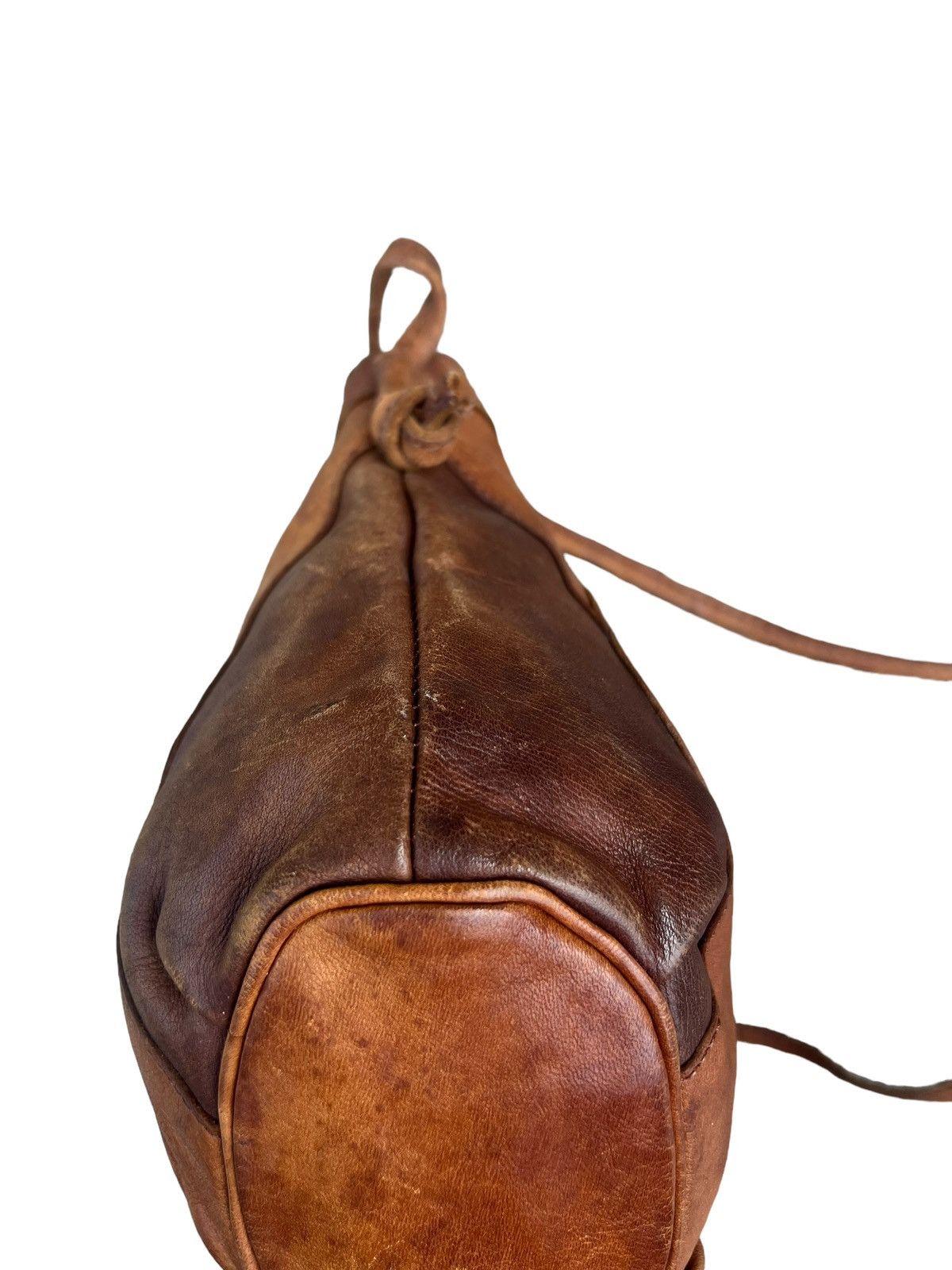Leather Vintage Ibiza Japan Patina Leather Patchwork Mini Bag Size ONE SIZE - 14 Thumbnail