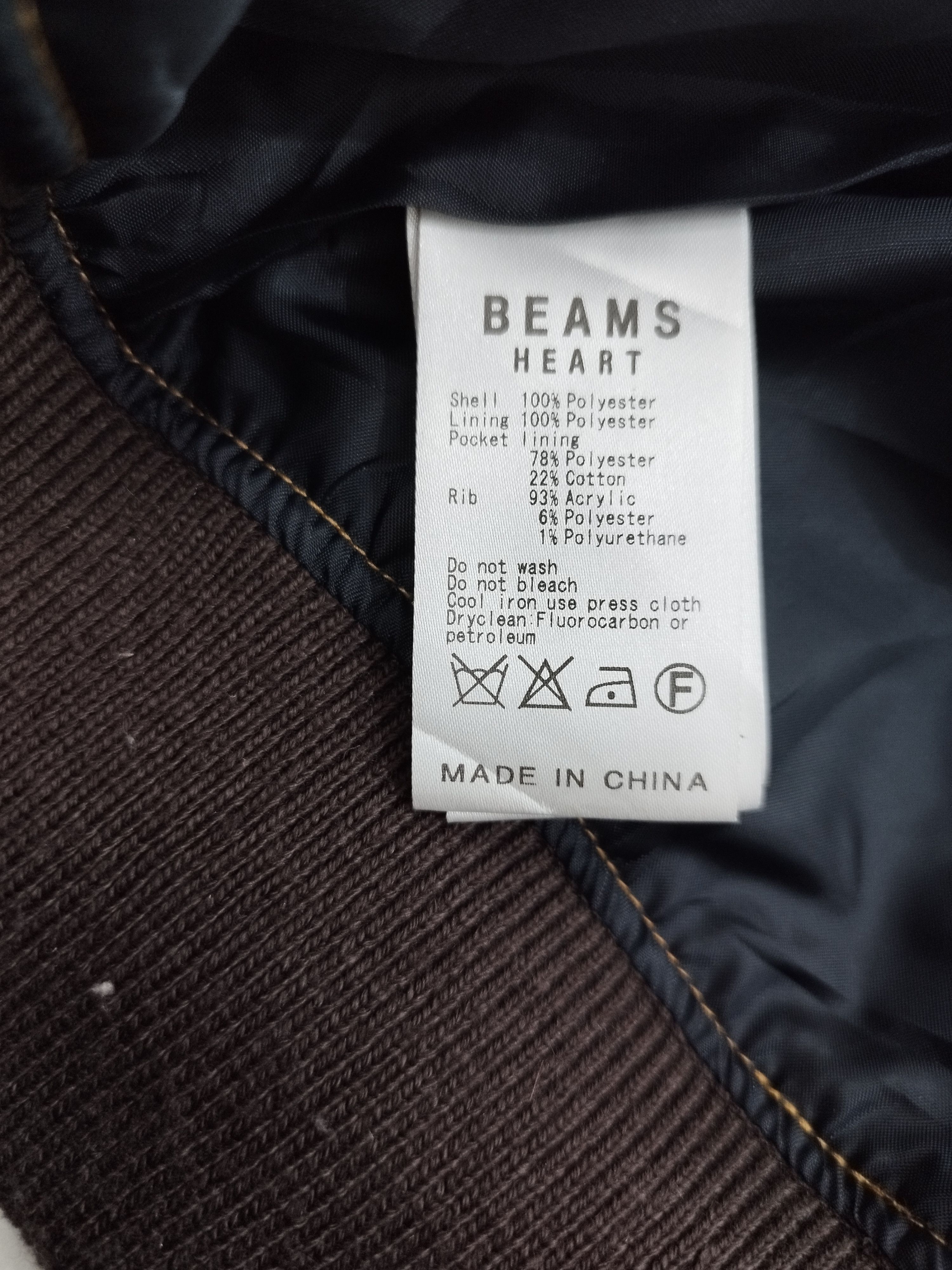 Beams Japan × Beams Plus × Chaos Gone Global BEAMS HEART BOMBER JACKET RETRO PATTERN JACKET Size M / US 6-8 / IT 42-44 - 7 Thumbnail