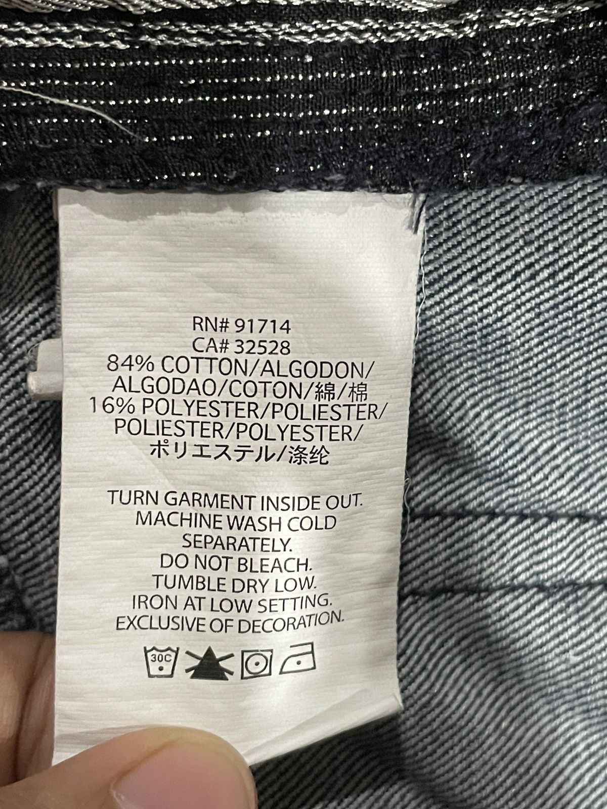 Armani Exchange Armani Exchange Denim Mini Skirt Size 29" - 3 Thumbnail