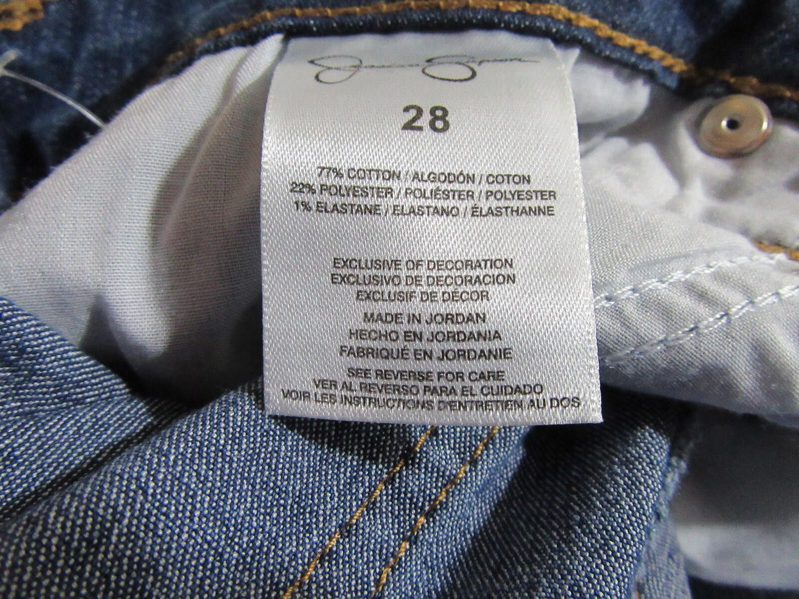 Designer Jessica Simpson Womens Forever Skinny Denim Jeans 28 NWT Size 28" / US 6 / IT 42 - 6 Thumbnail