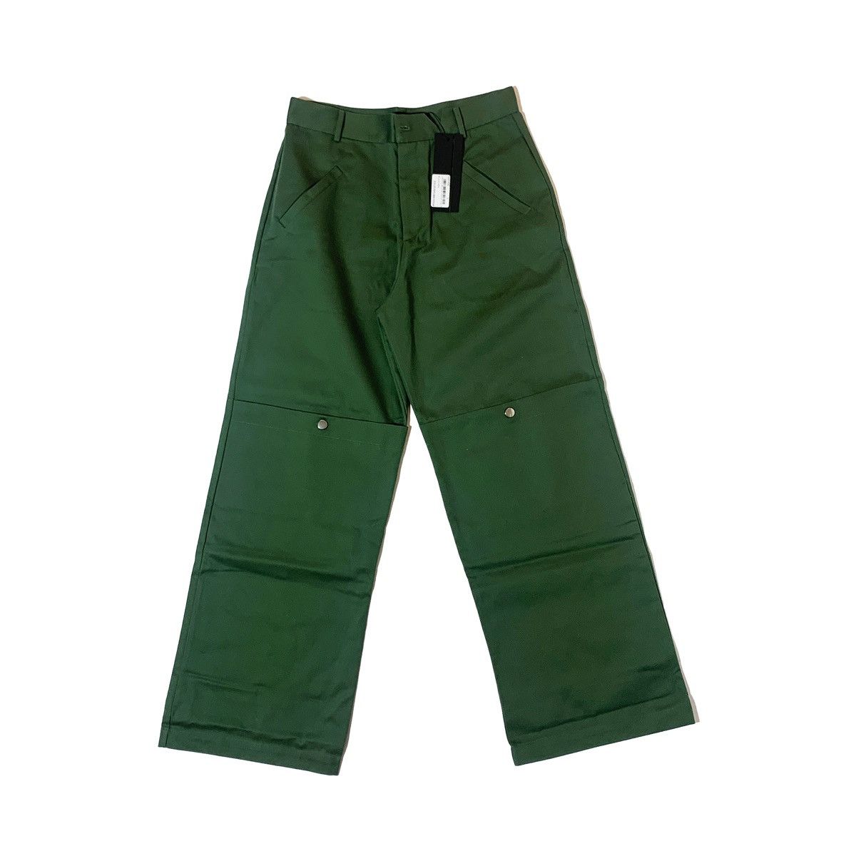 image of Spencer Badu Panelled Cargo Pants In Green, Men's (Size 34)