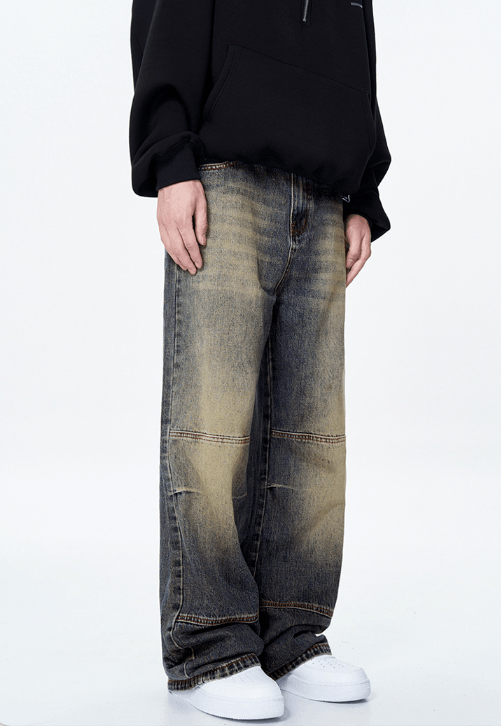 Japanese Brand × Jean American retro distressed straight casual fashion jeans Size US 32 / EU 48 - 5 Thumbnail