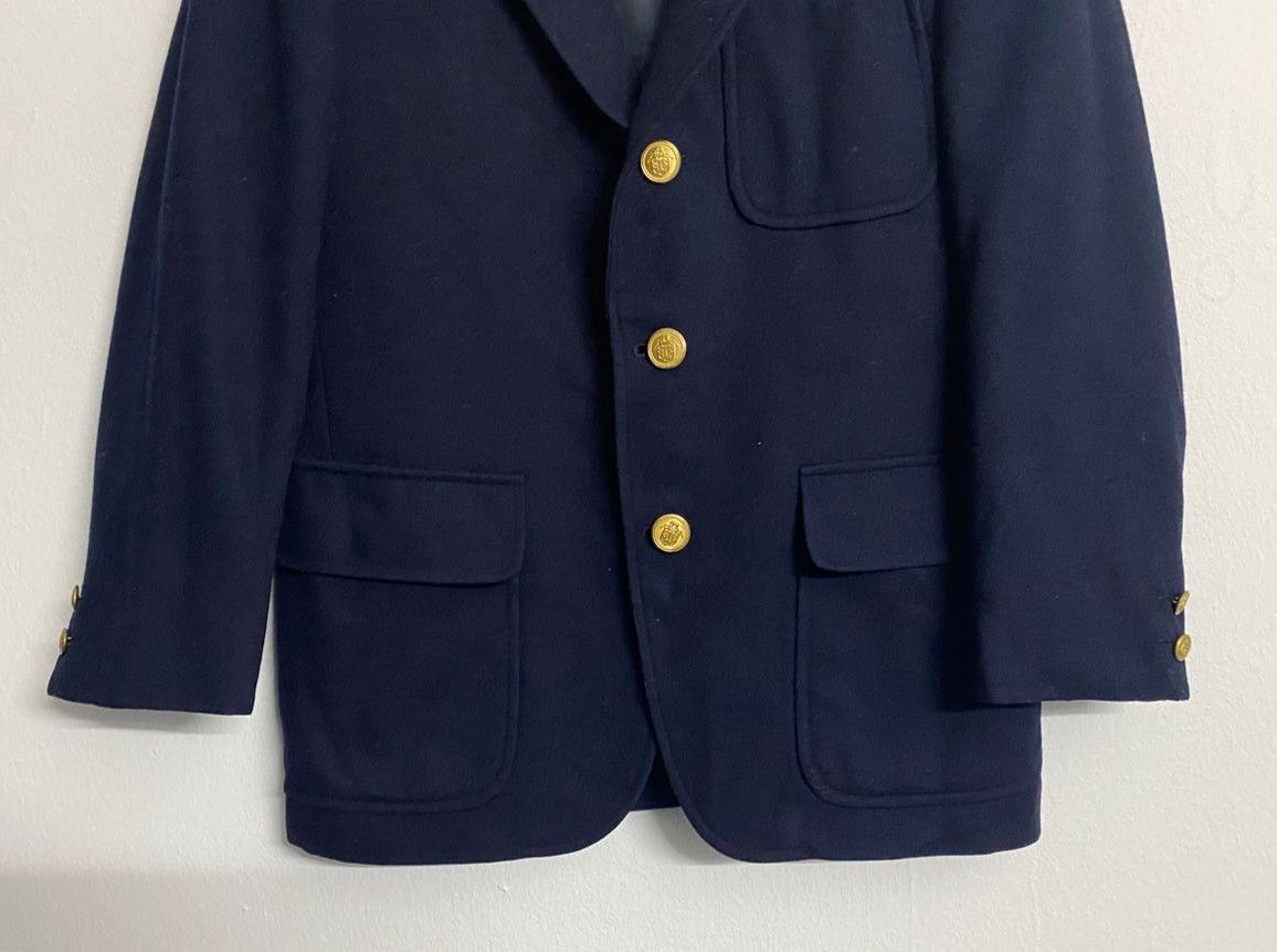 J. Press Vintage j.Press Wool Gold Button Coat Blazer Size 38R - 4 Thumbnail