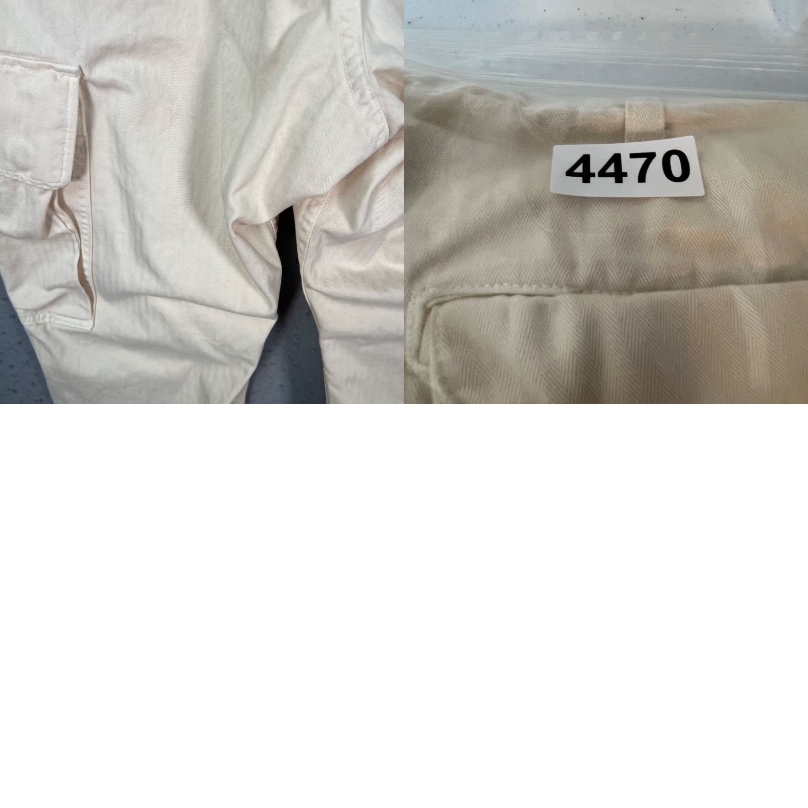 Vintage General Admission Cargo Pants Mens Size 34 Beige 100% Cotton Canvas In USA Cargo Pocket Straight Inseam 30 Size US 34 / EU 50 - 10 Thumbnail