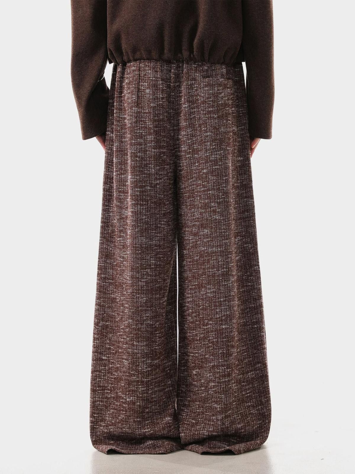 Vintage Wide Leg Knit Pants, Loose Fit Trousers Size US 30 / EU 46 - 5 Thumbnail