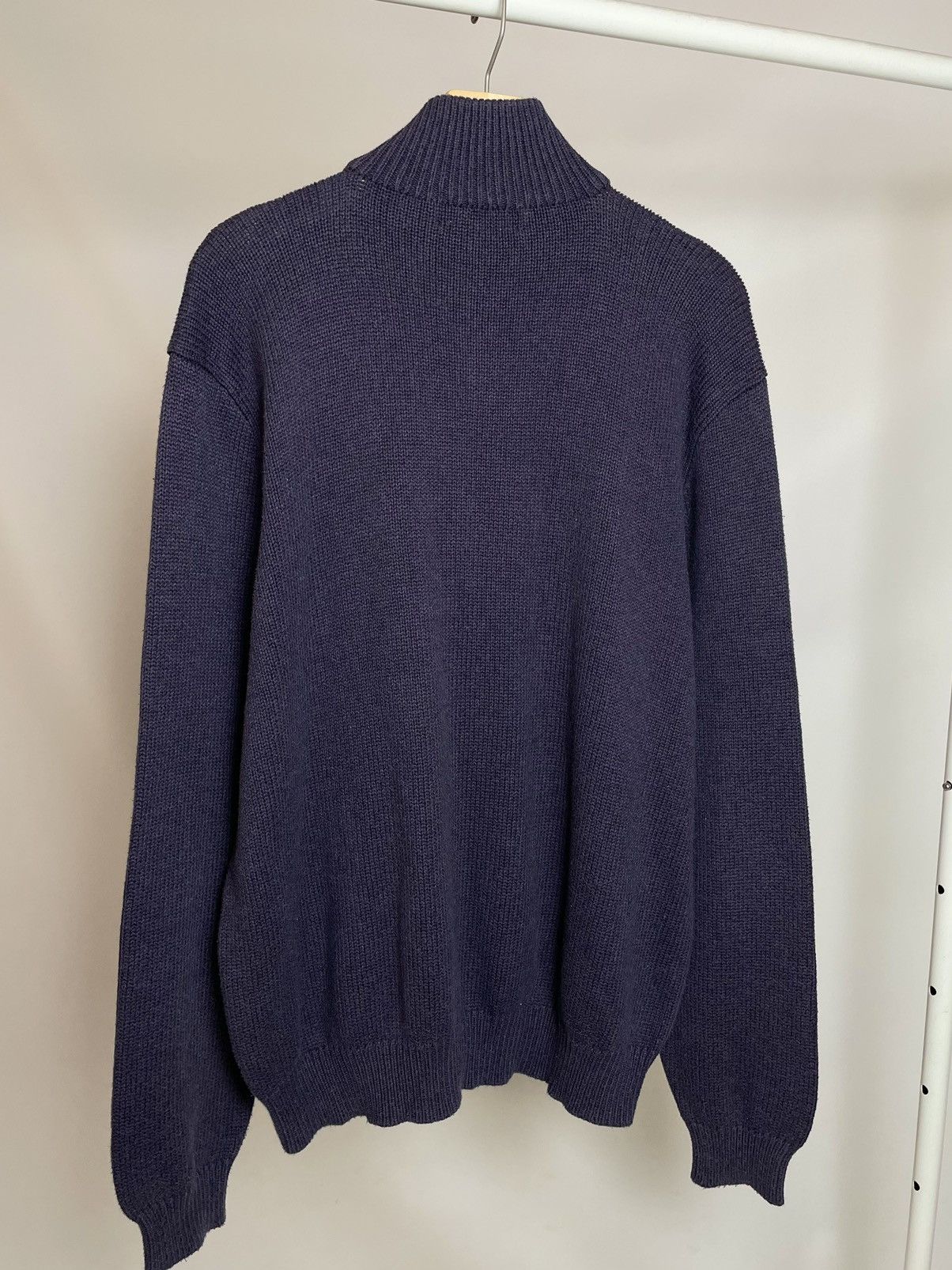 Polo Ralph Lauren Vintage 🎆 Polo by Ralph Lauren purple 1/3 zip knit sweater Size US XL / EU 56 / 4 - 7 Thumbnail