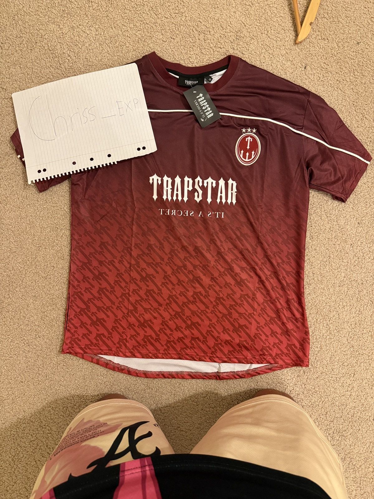 Trapstar London Trapstar Football Jersey Red Gradient Size US M / EU 48-50 / 2 - 1 Thumbnail