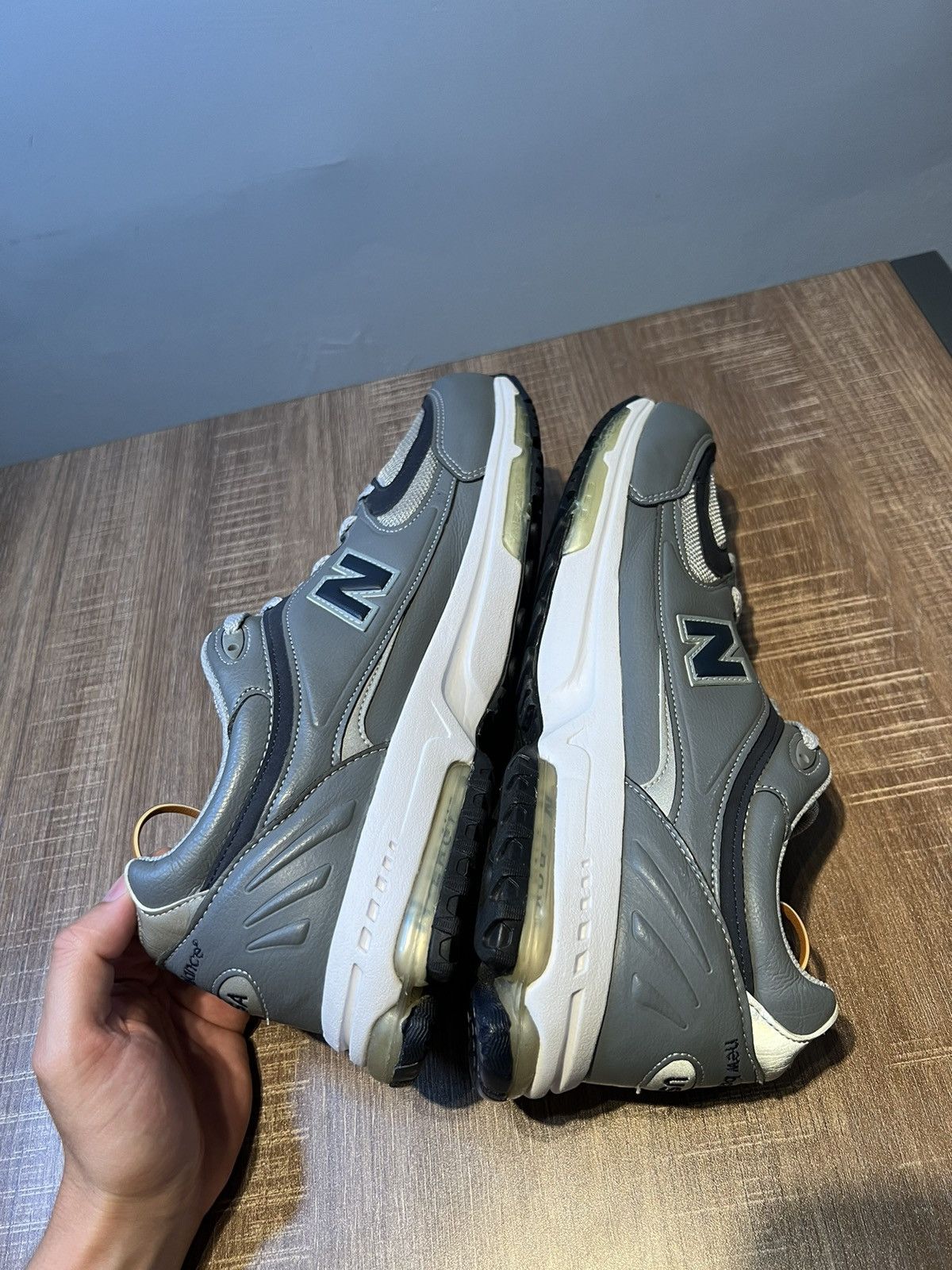 New Balance New Balance M2001GR Mens Sz 12 2E Made in USA Gray Blue Size US 12 / EU 45 - 5 Thumbnail