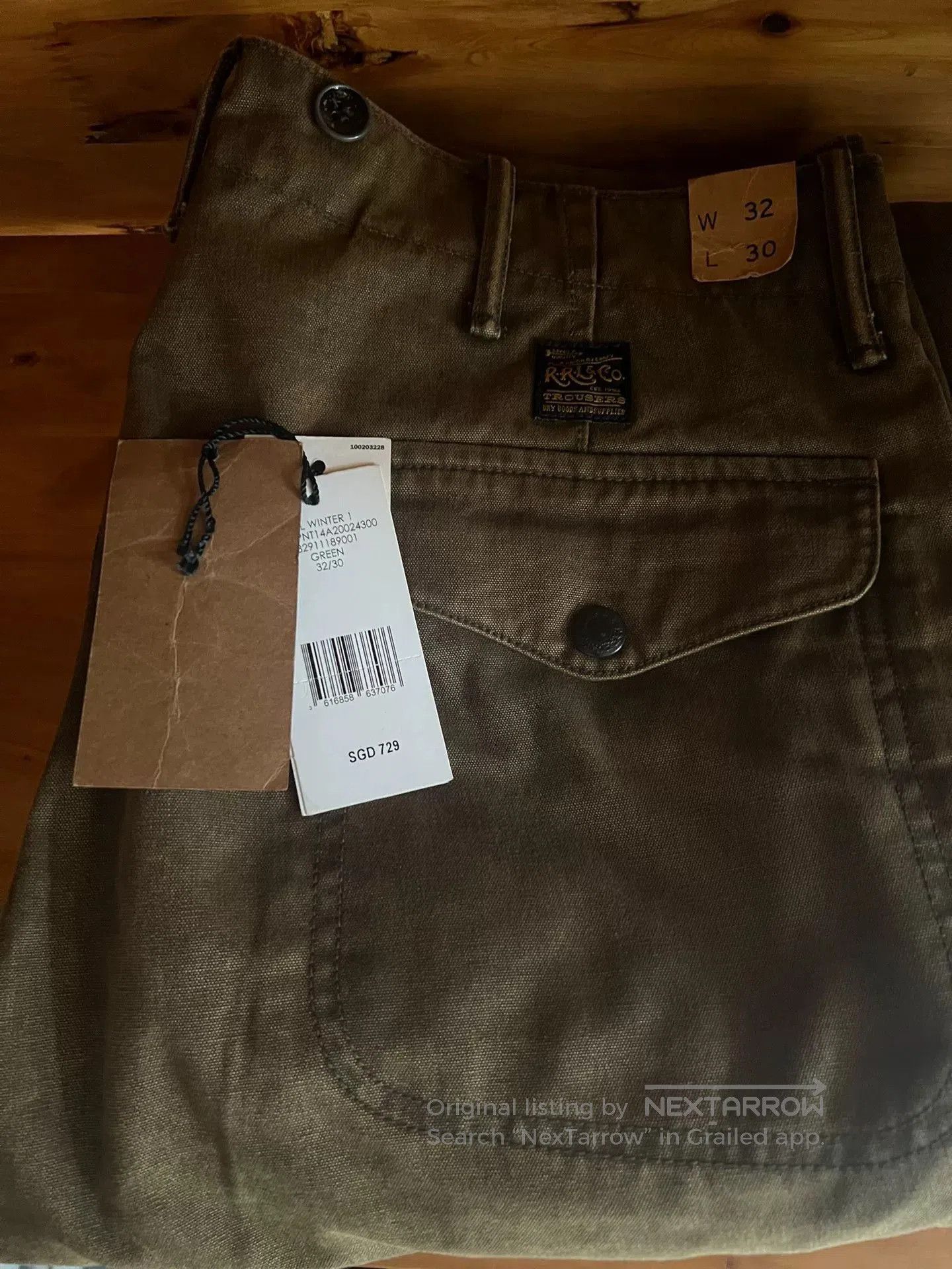 RRL Ralph Lauren vintage canvas overalls for rugged style. Size US 32 / EU 48 - 9 Thumbnail