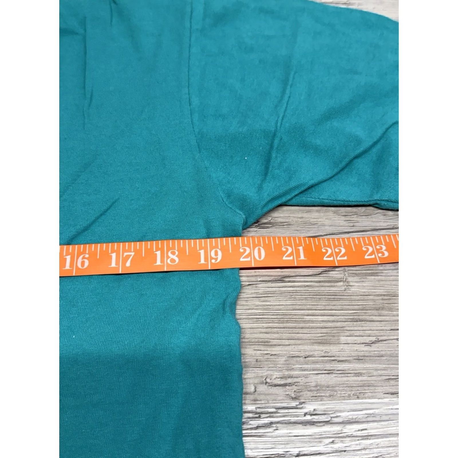 Vintage VINTAGE B.V.D T-Shirt Pocket 90s Selvedge Size L Teal Blue USA Made Men's Short Sleeve Crew Neck Cotton Blend Polyester Solid Size US L / EU 52-54 / 3 - 7 Thumbnail