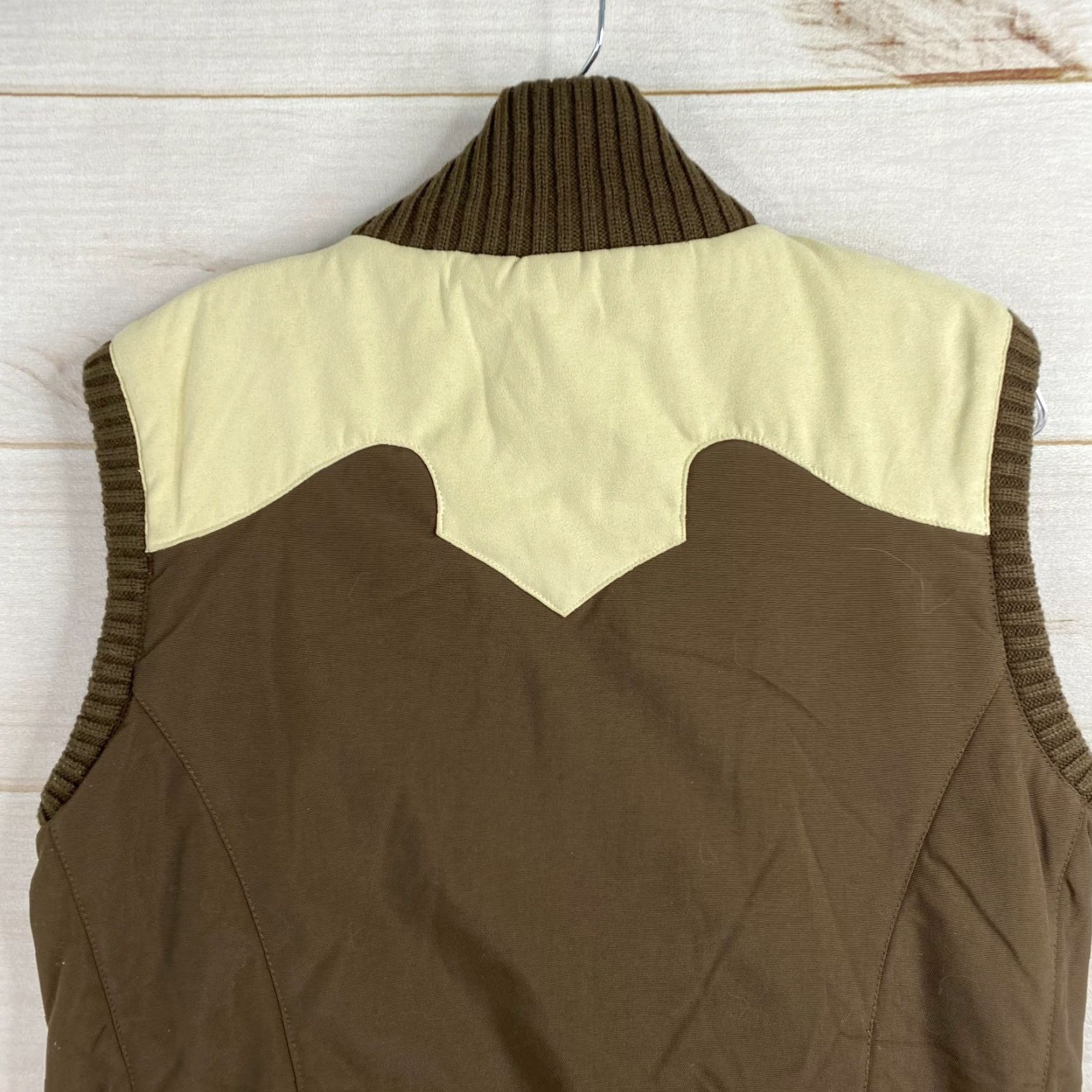 Burton VINTAGE Burton Insulated Vest Womens M Brown Cream Snowboarding Outdoors Retro Y2K Size M / US 6-8 / IT 42-44 - 3 Thumbnail