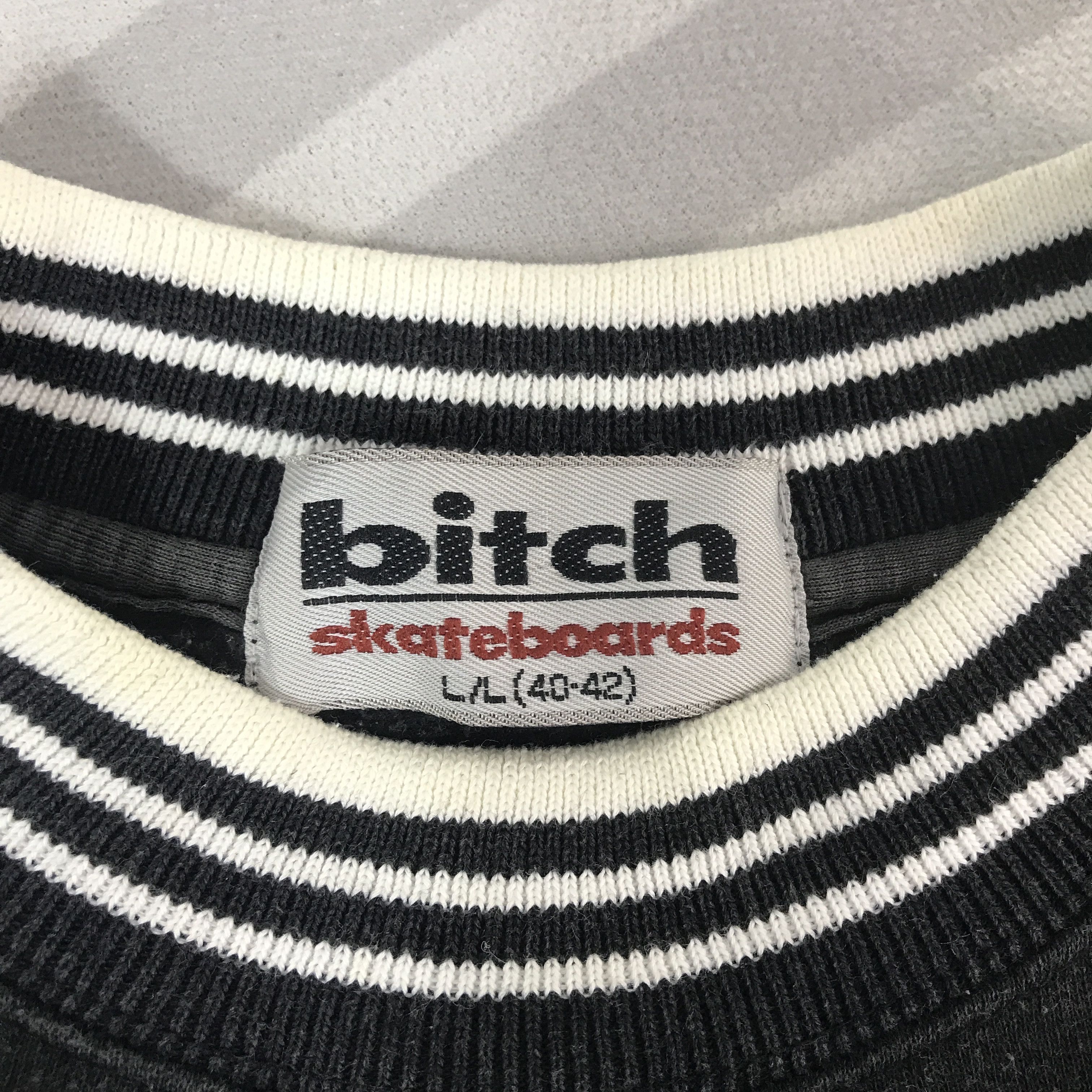 Japanese Brand Vintage Bitch Skateboard sweatshirt K62B13 Size US L / EU 52-54 / 3 - 8 Thumbnail