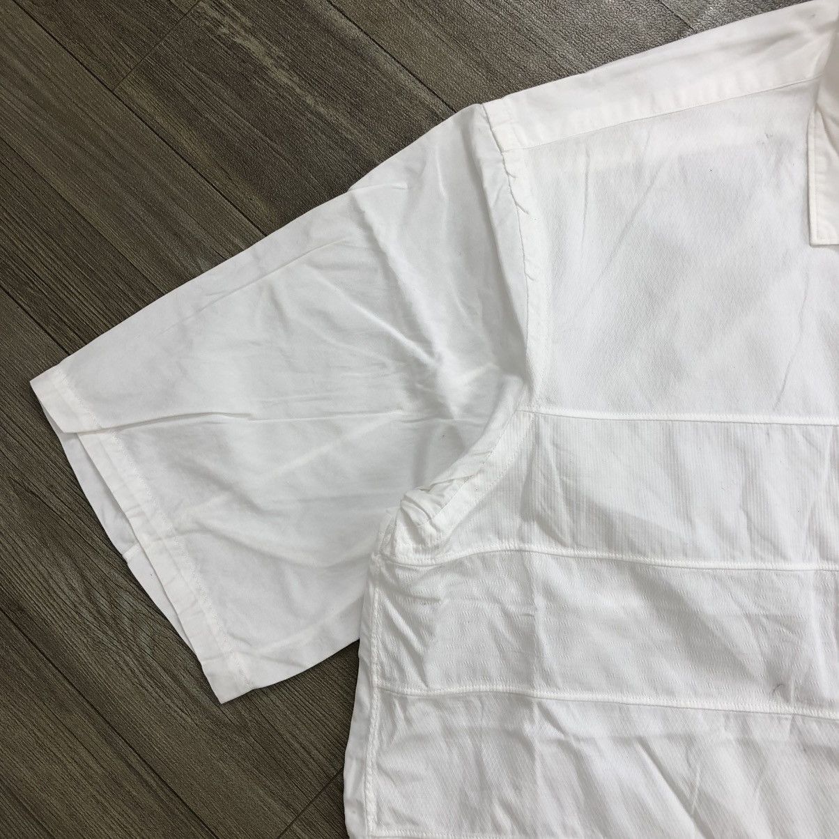 Comme des Garcons Homme 🇫🇷Vintage Comme des Garcons Shirt White Buntton Up Shirt Size US M / EU 48-50 / 2 - 6 Thumbnail