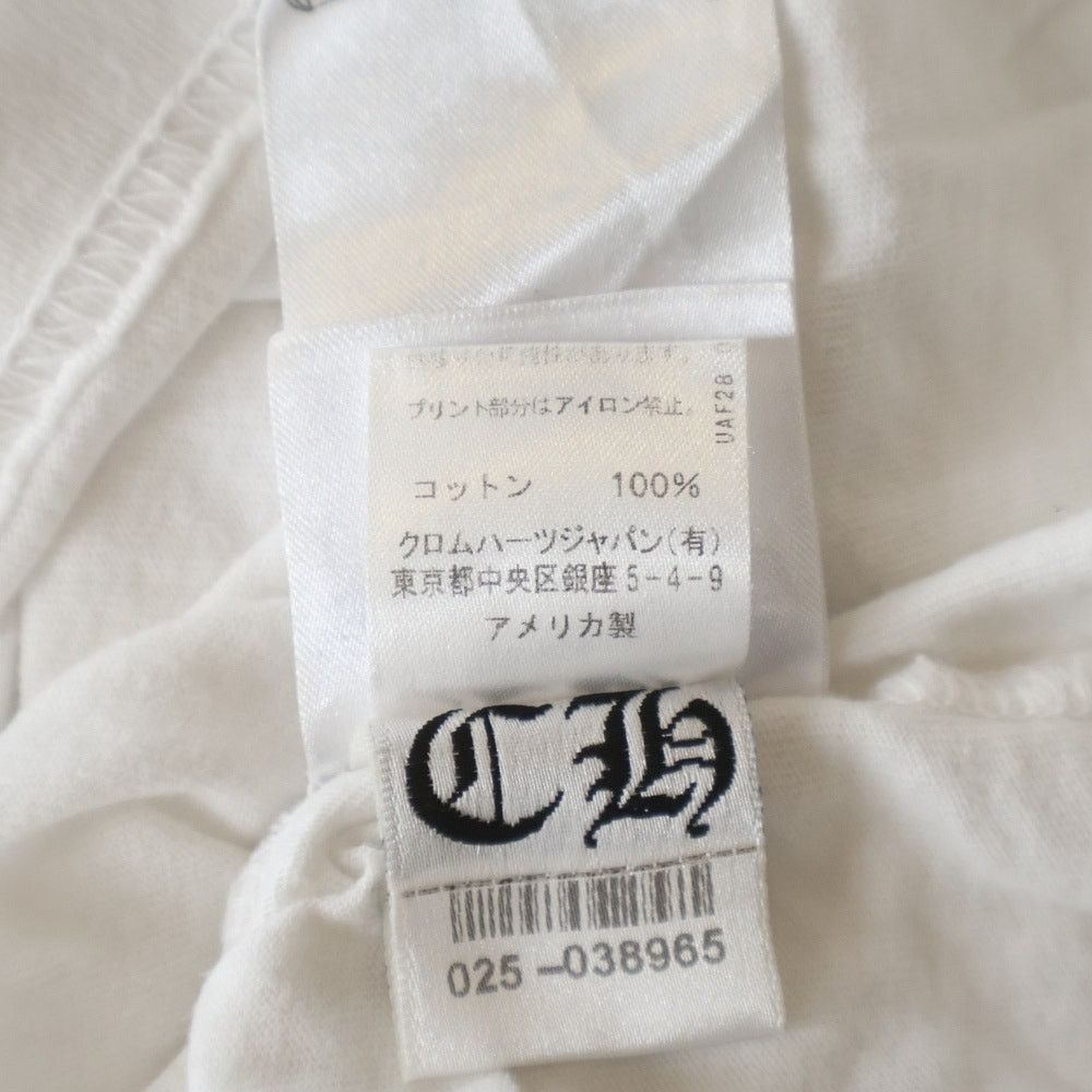 Chrome Hearts Chrome Hearts Vertical Logo Pocket Tee White Size US S / EU 44-46 / 1 - 8 Thumbnail