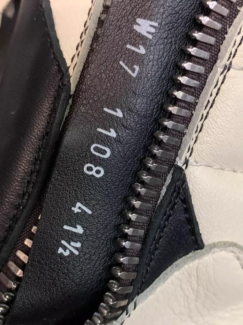 Rick Owens Rick Owens Black and white cowhide leather shoe Size US 8.5 / EU 41-42 - 9 Thumbnail
