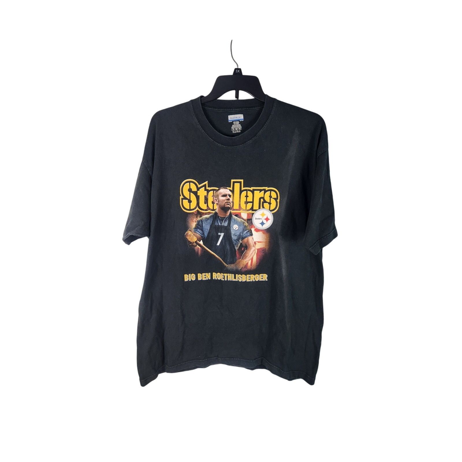 Reebok Vintage Y2K Steelers Ben Roethlisberger T Size US XL / EU 56 / 4 - 1 Thumbnail