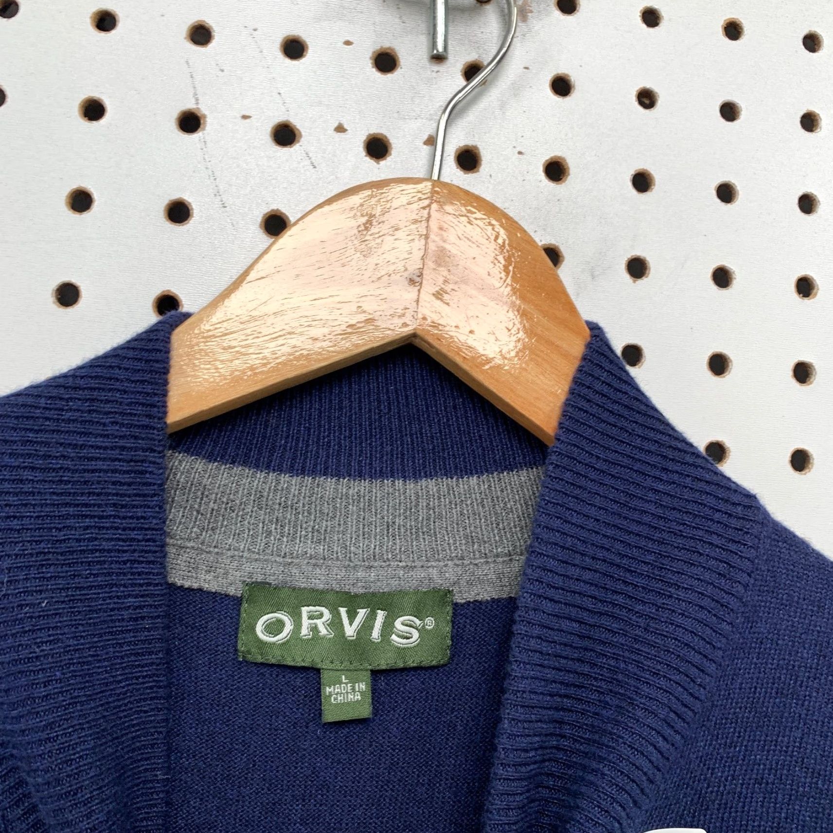 Orvis Orvis Silk Cashmere Sweater Mens Large Blue 1/4 Zip Light Weight Cotton Blend Shirt Pullover Casual Mens Size US L / EU 52-54 / 3 - 5 Thumbnail