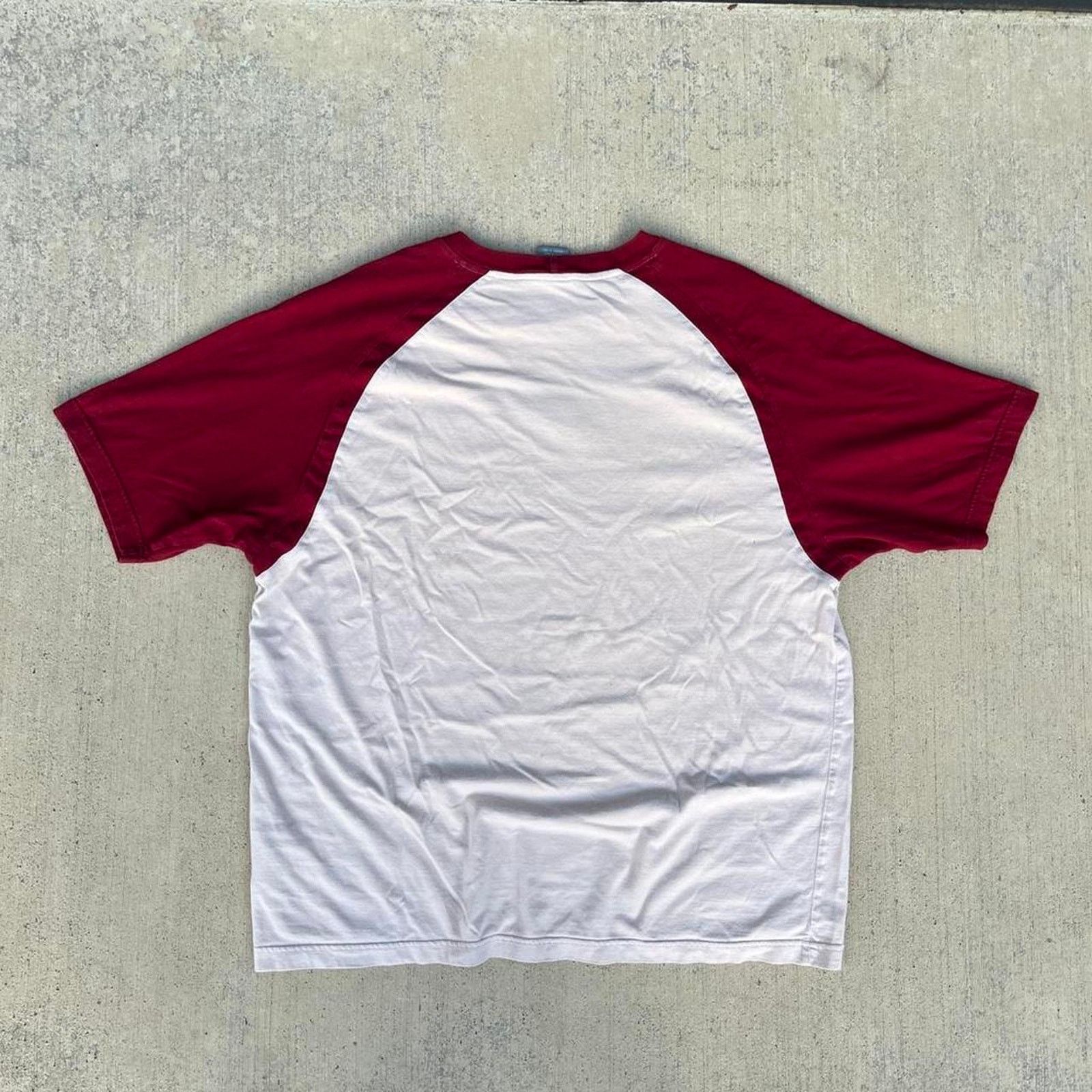 Nike Nike Baseball Y2K Embodied Center Swoosh Burgundy Shirt Size US XL / EU 56 / 4 - 2 Thumbnail