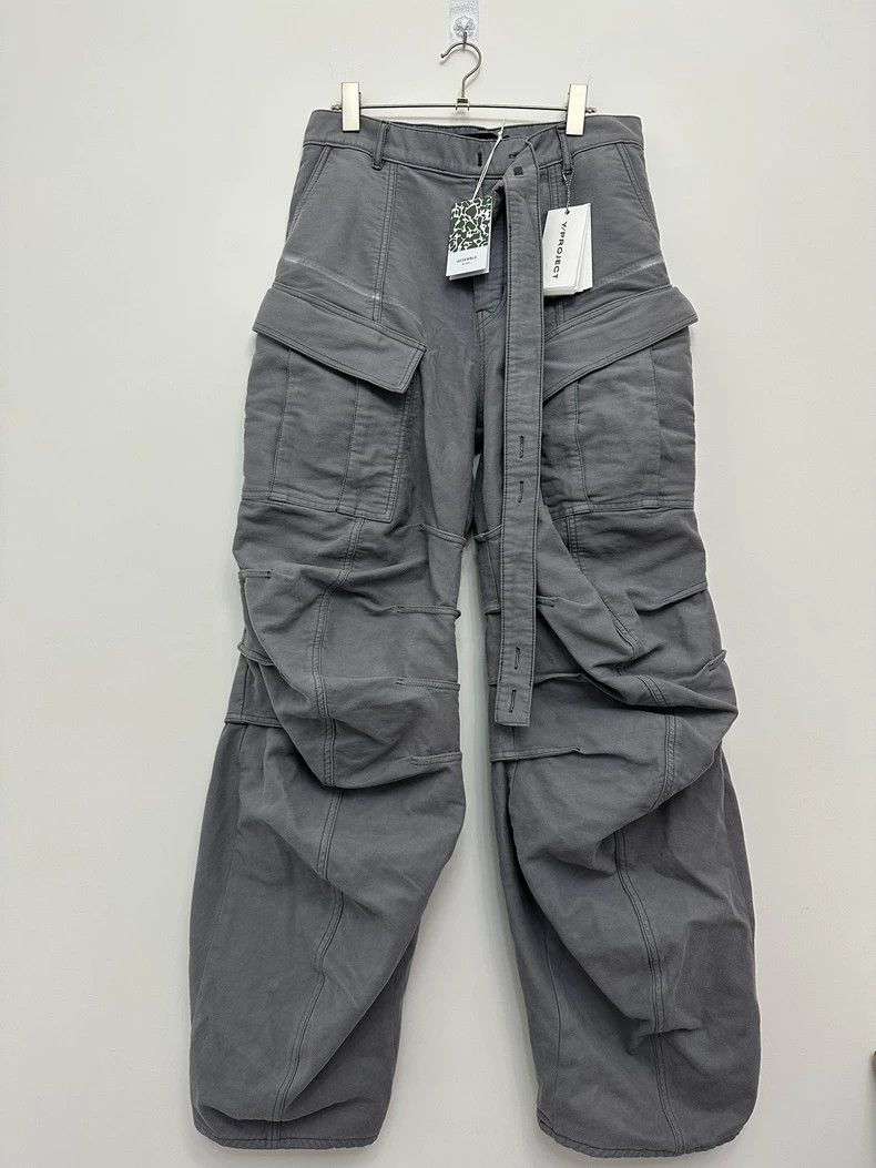 Y/Project Y/Project 23SS Runway Pleated Cargo Pants - dmc Size US 32 / EU 48 - 1 Thumbnail