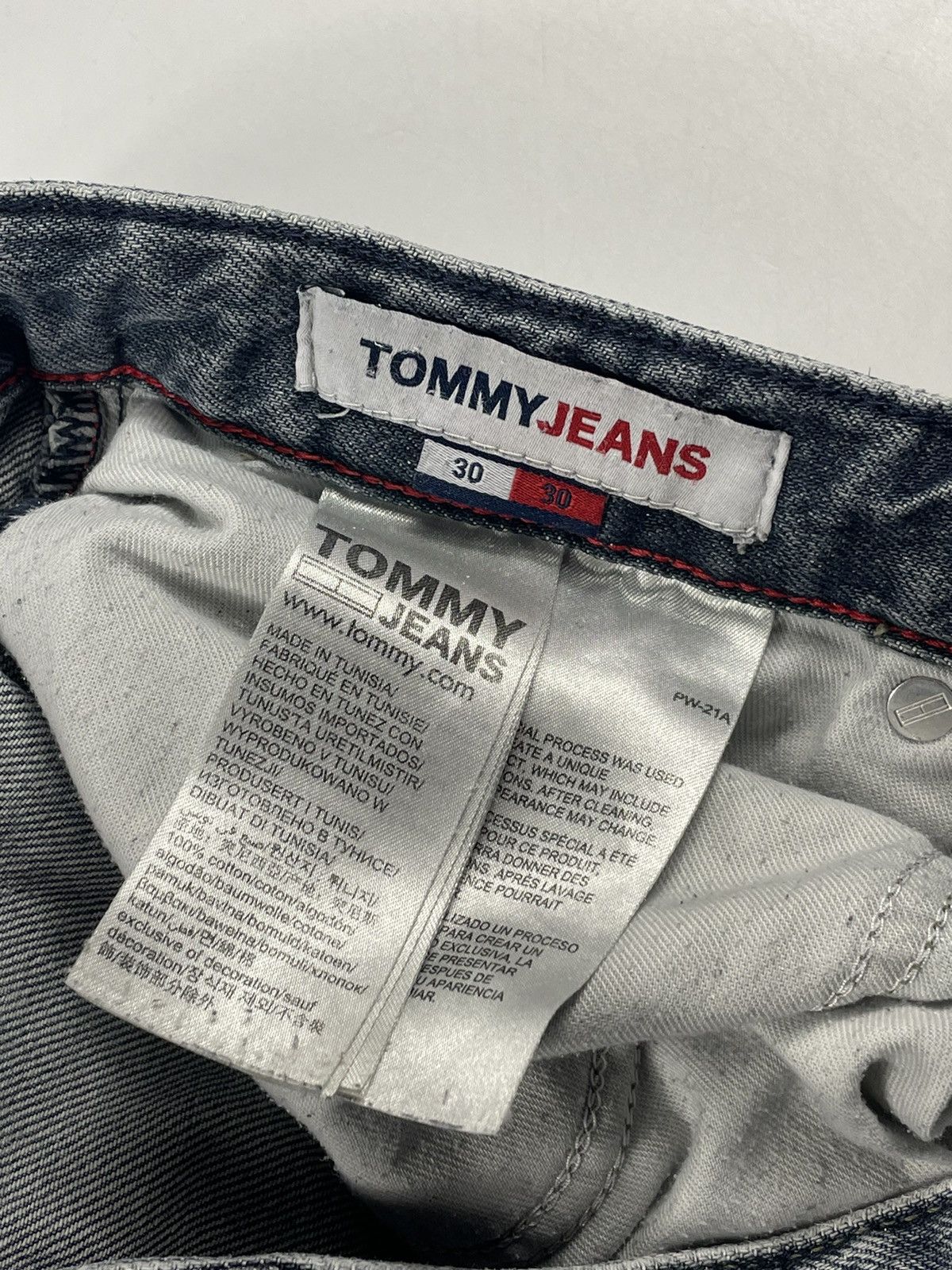 Tommy Hilfiger Tommy hilfiger rare boxy loose pants denim jeans retro Size US 30 / EU 46 - 6 Thumbnail