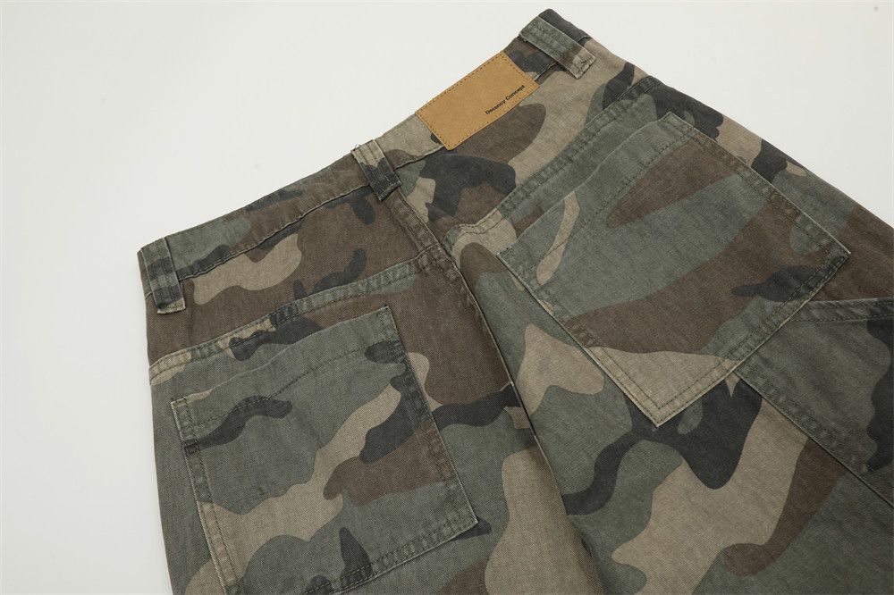 Japanese Brand × Jean Men's loose straight trendy camouflage cargo trousers y2k Size US 34 / EU 50 - 5 Thumbnail