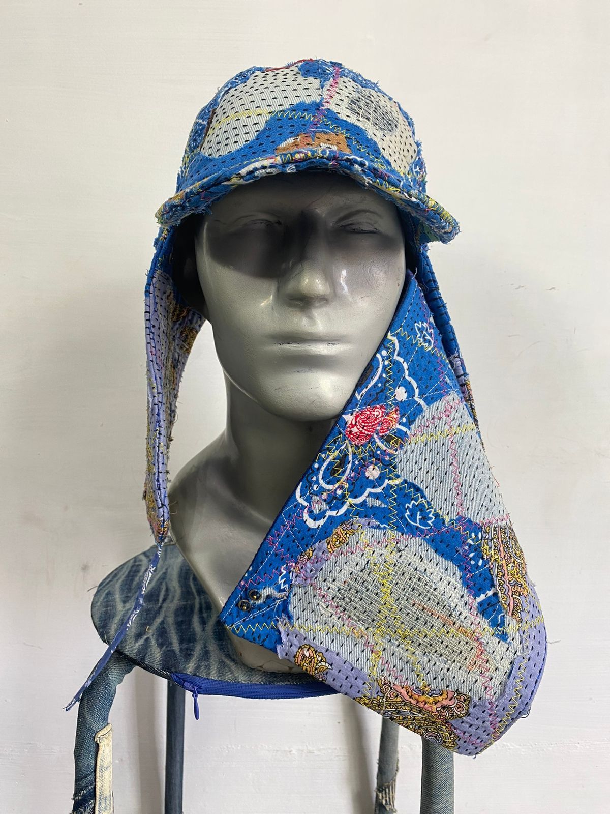 Other Custom Made Distressed Paisley Patchwork hats boro by Ahado Size ONE SIZE - 9 Thumbnail