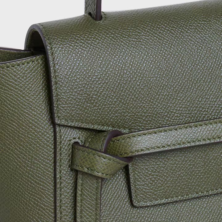 Celine o1bcso1str0225 Size: OS / 189003ZVA Nano Belt Bag in Khaki Size ONE SIZE - 4 Thumbnail