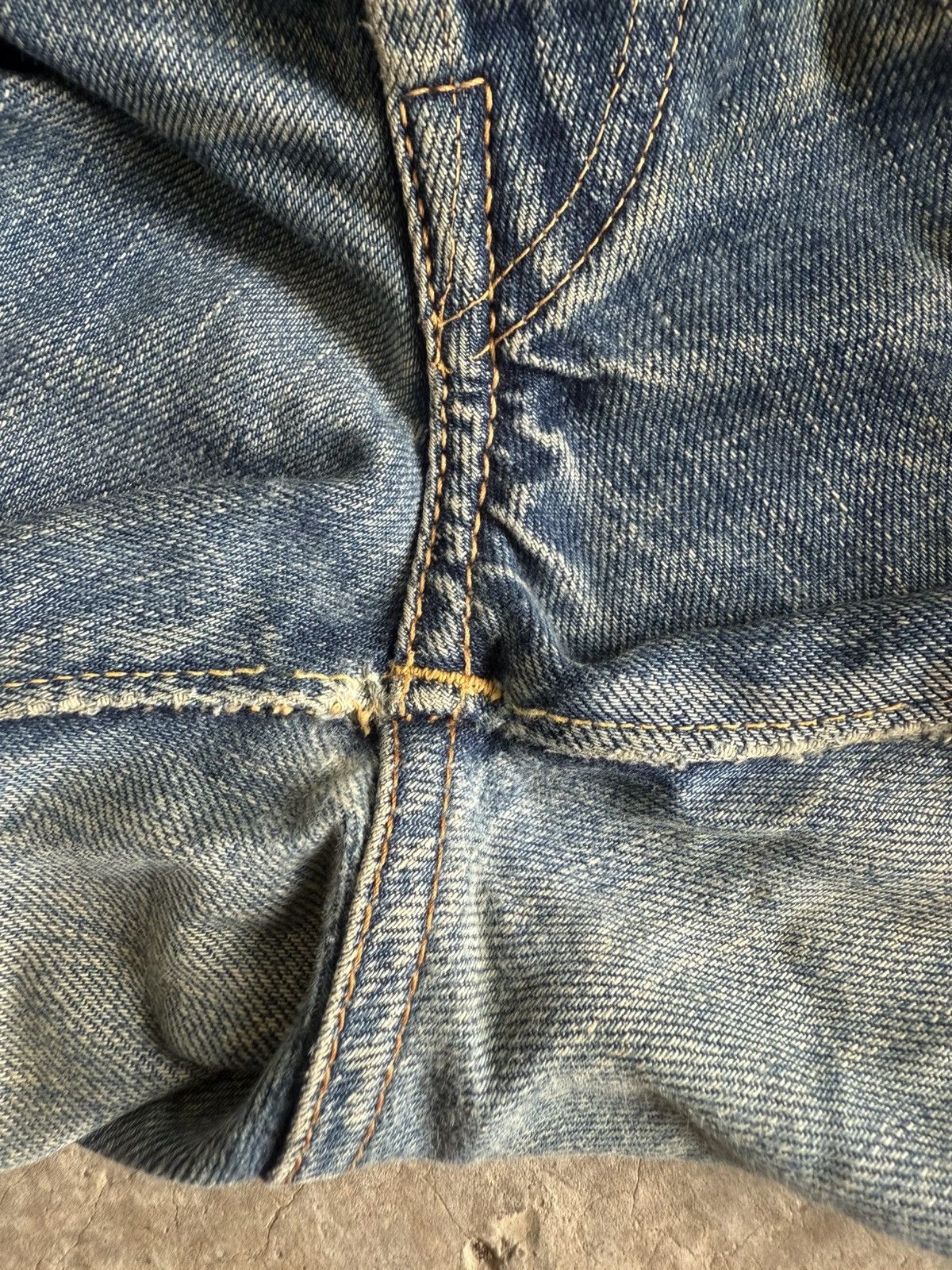 Warehouse & Co. Vintage Warehouse Selvedge Distressed Denim Size US 35 - 25 Thumbnail