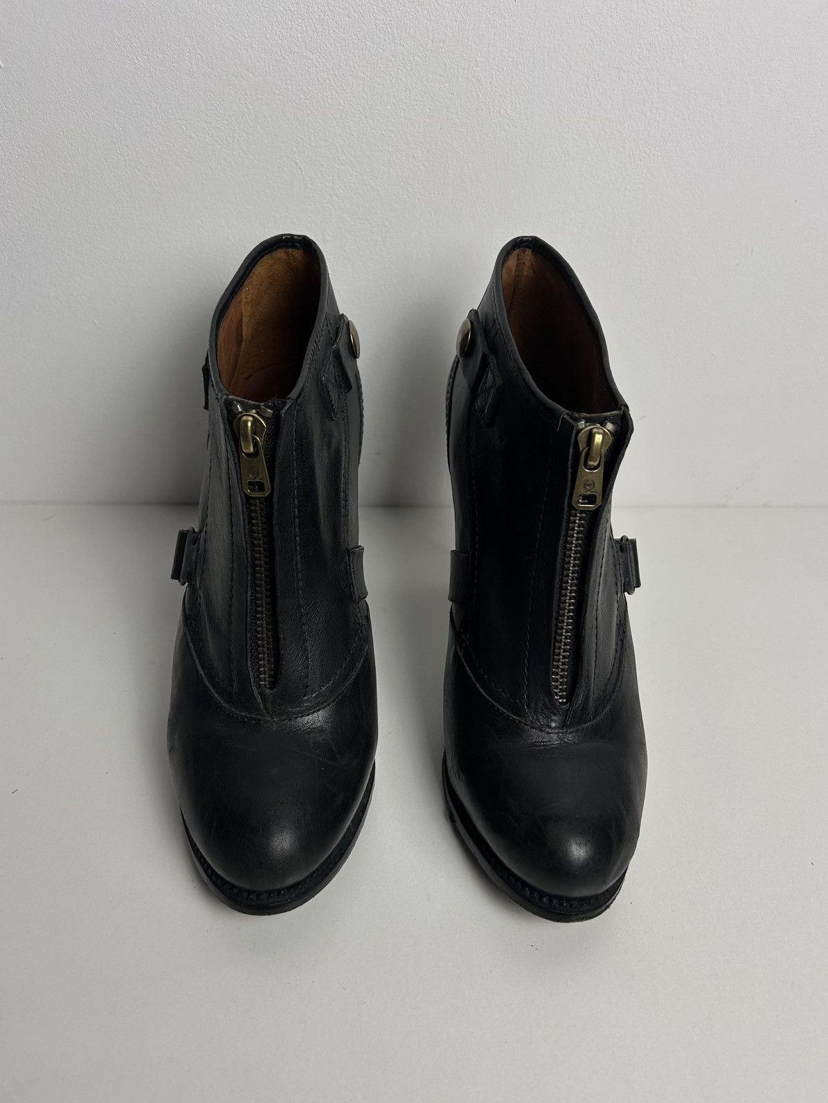 Alexander McQueen Alexander McQueen vintage leather ankle heeled boots Size US 8 / IT 38 - 5 Thumbnail