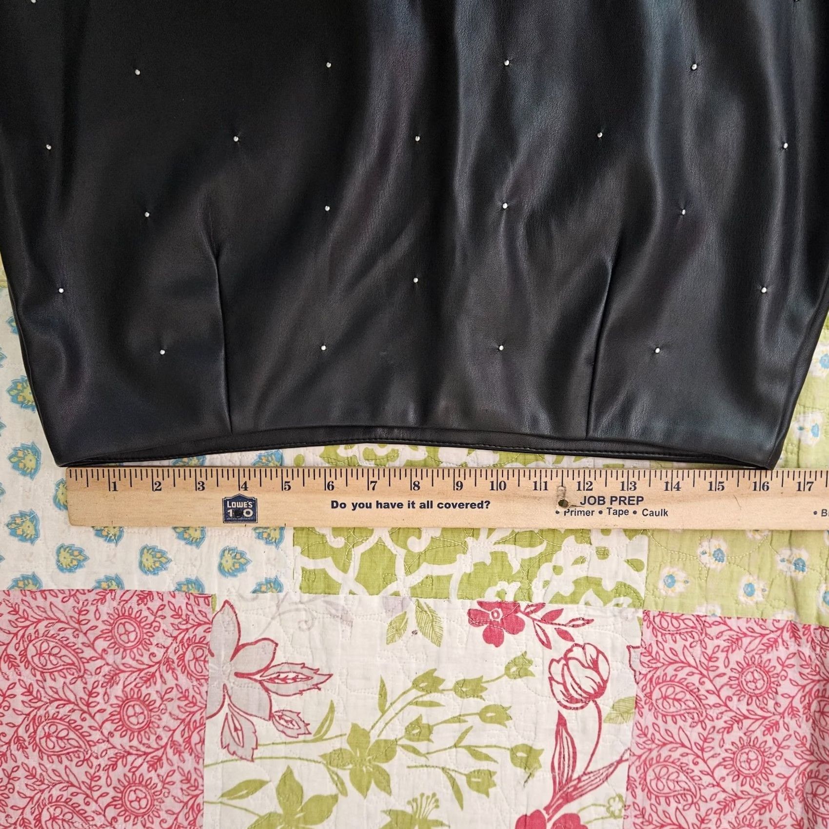 House of Harlow VINTAGE? No. House Of Harlow 1960 Studded Vegan Leather Mini Skirt Women's Size M NEW Size 32" / US 10 / IT 46 - 3 Thumbnail