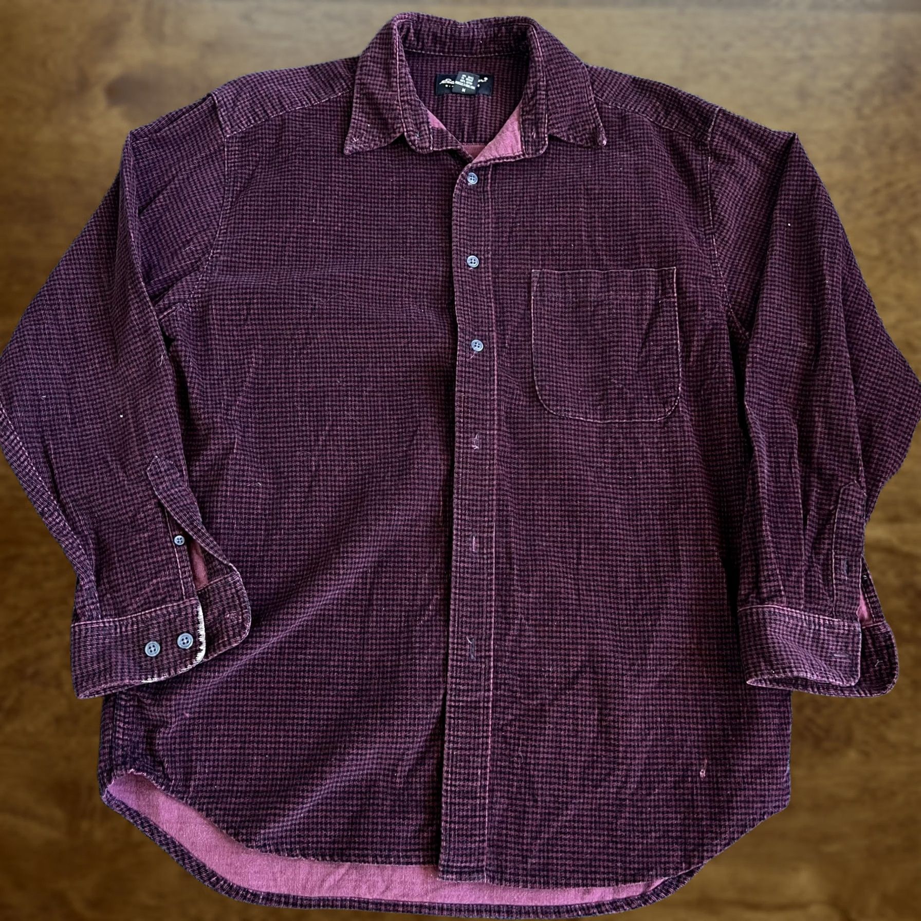 Eddie Bauer VINTAGE Eddie Bauer Shirt Mens M Red Check Long Sleeve Corduroy Button-Up Size US M / EU 48-50 / 2 - 1 Thumbnail