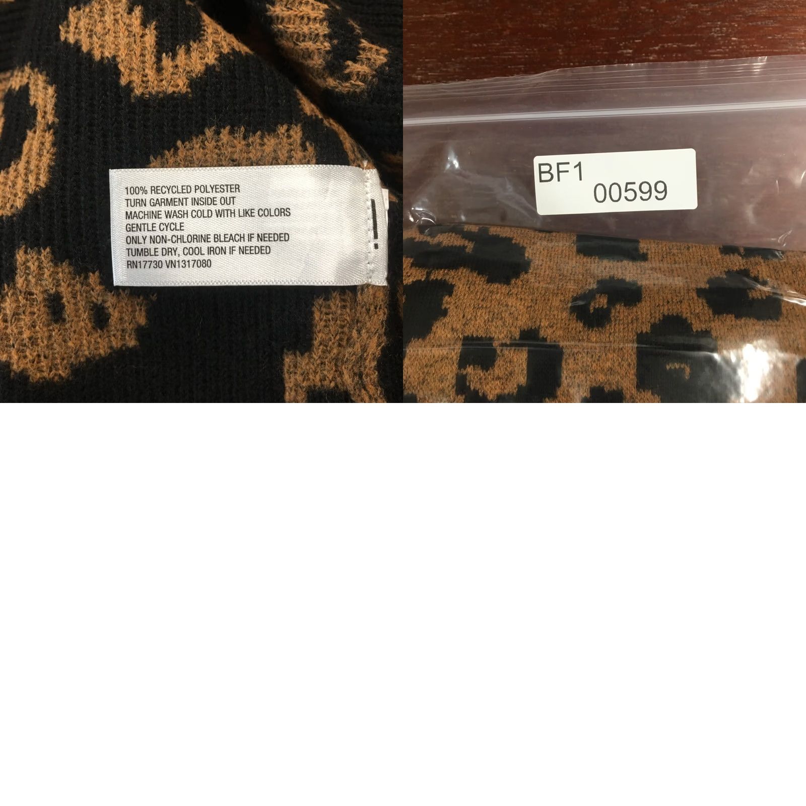 Vintage Knox Rose V-neck Sweater Women 2XL Brown Leopard Knit Pullover Casual NEW Size XXL / US 16-18 / IT 52-54 - 11 Thumbnail