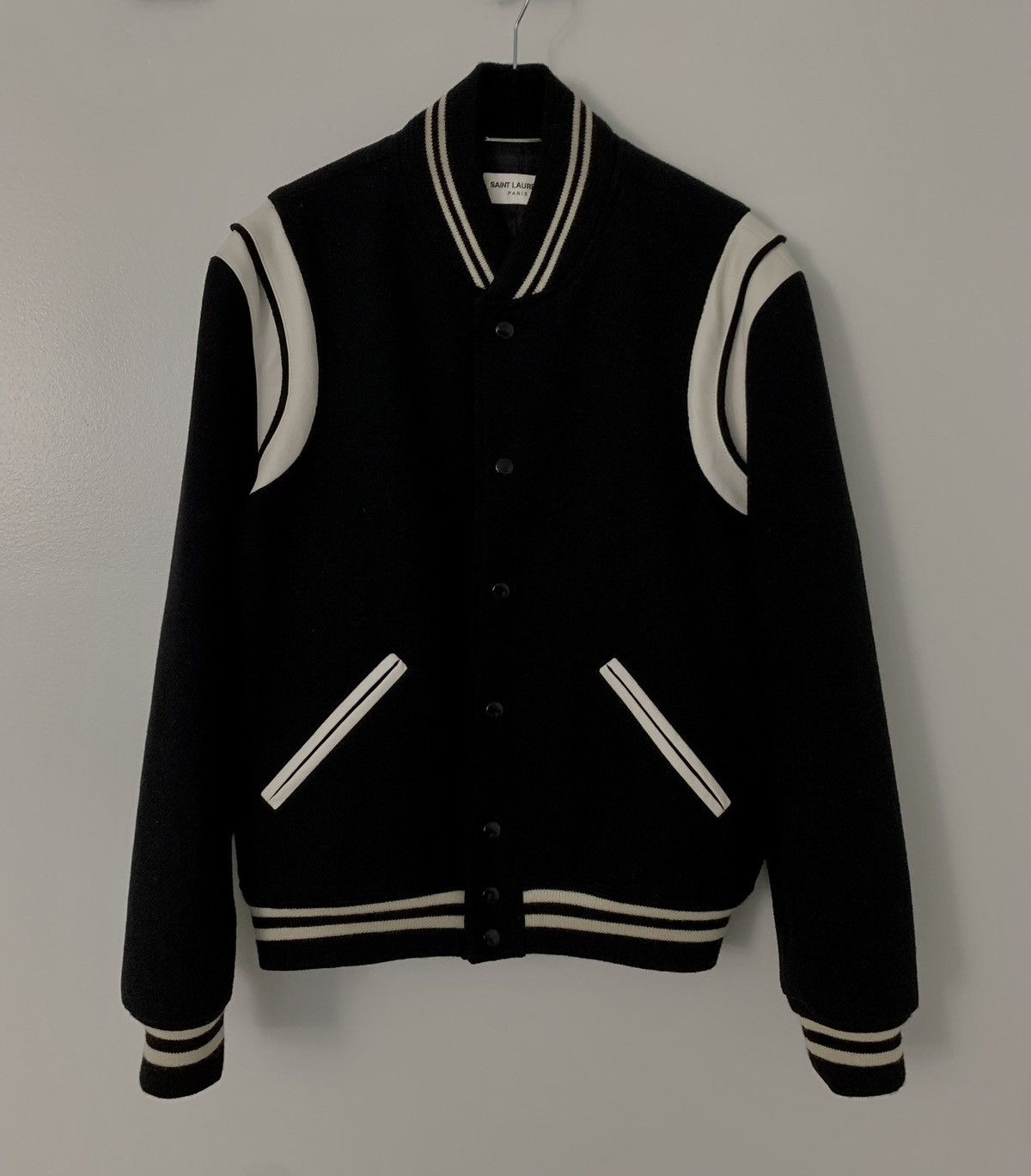 Yves Saint Laurent saint laurent teddy jacket Grailed